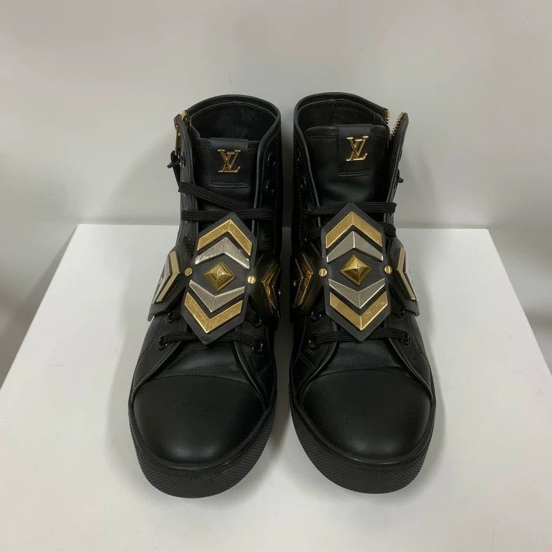 Louis Vuitton Louis Vuitton Black high-top board shoes Size US 8 / EU 41 - 2 Thumbnail