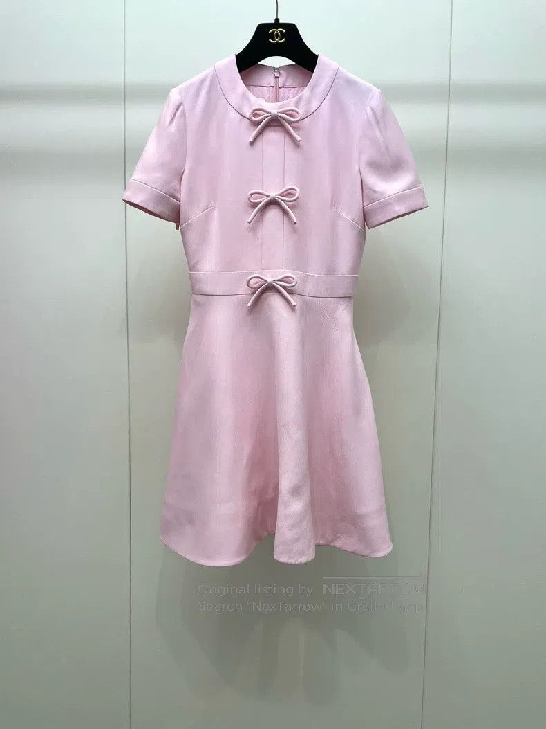Valentino Pink bow dress
