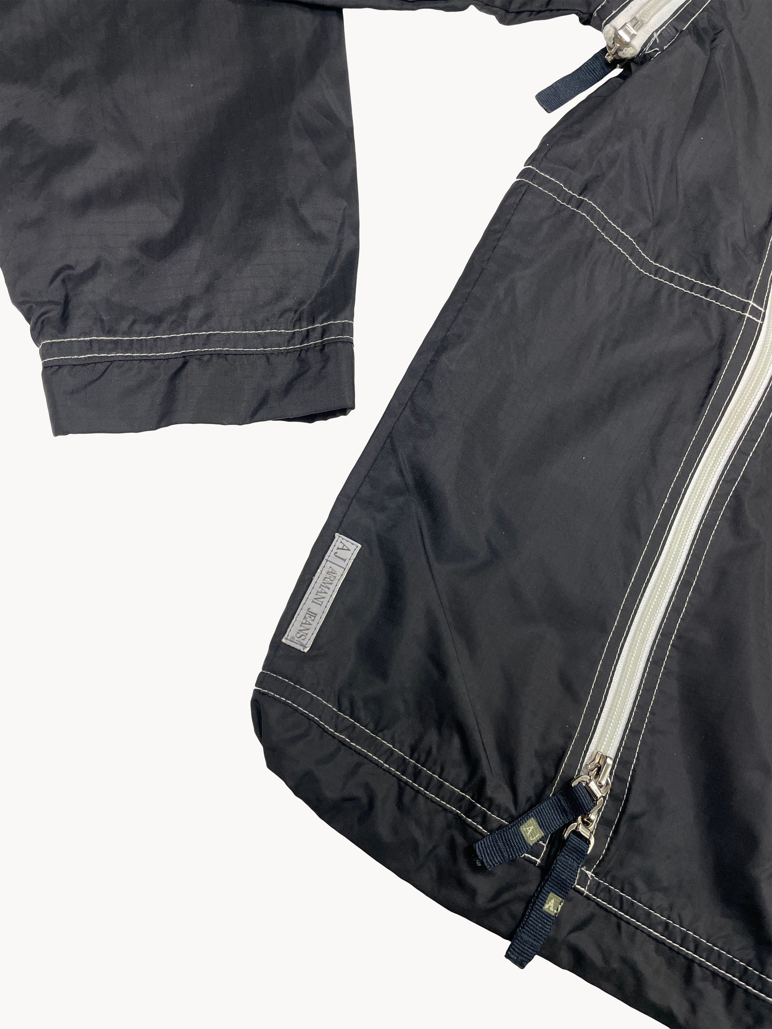 Emporio Armani Vintage 90s Armani Technical Sport Modular Multi Zip Jacket Size US L / EU 52-54 / 3 - 7 Thumbnail