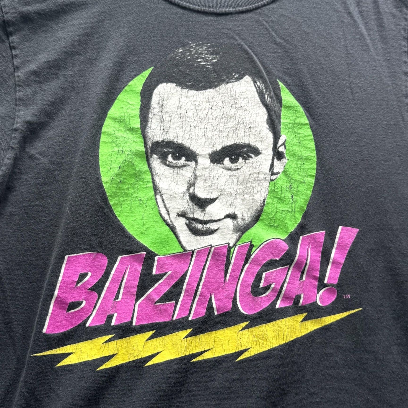 Ripple Junction The Big Bang Theory Shirt Mens Small Black Bazinga Graphic Tee Ripple Junction Size US S / EU 44-46 / 1 - 3 Thumbnail