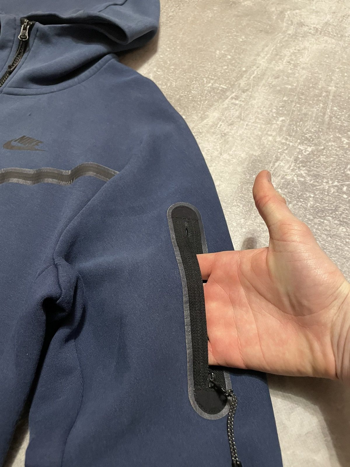 Nike Vintage Nike Tech Fleece Zip-Up Hoodie Drill Size US L / EU 52-54 / 3 - 7 Thumbnail