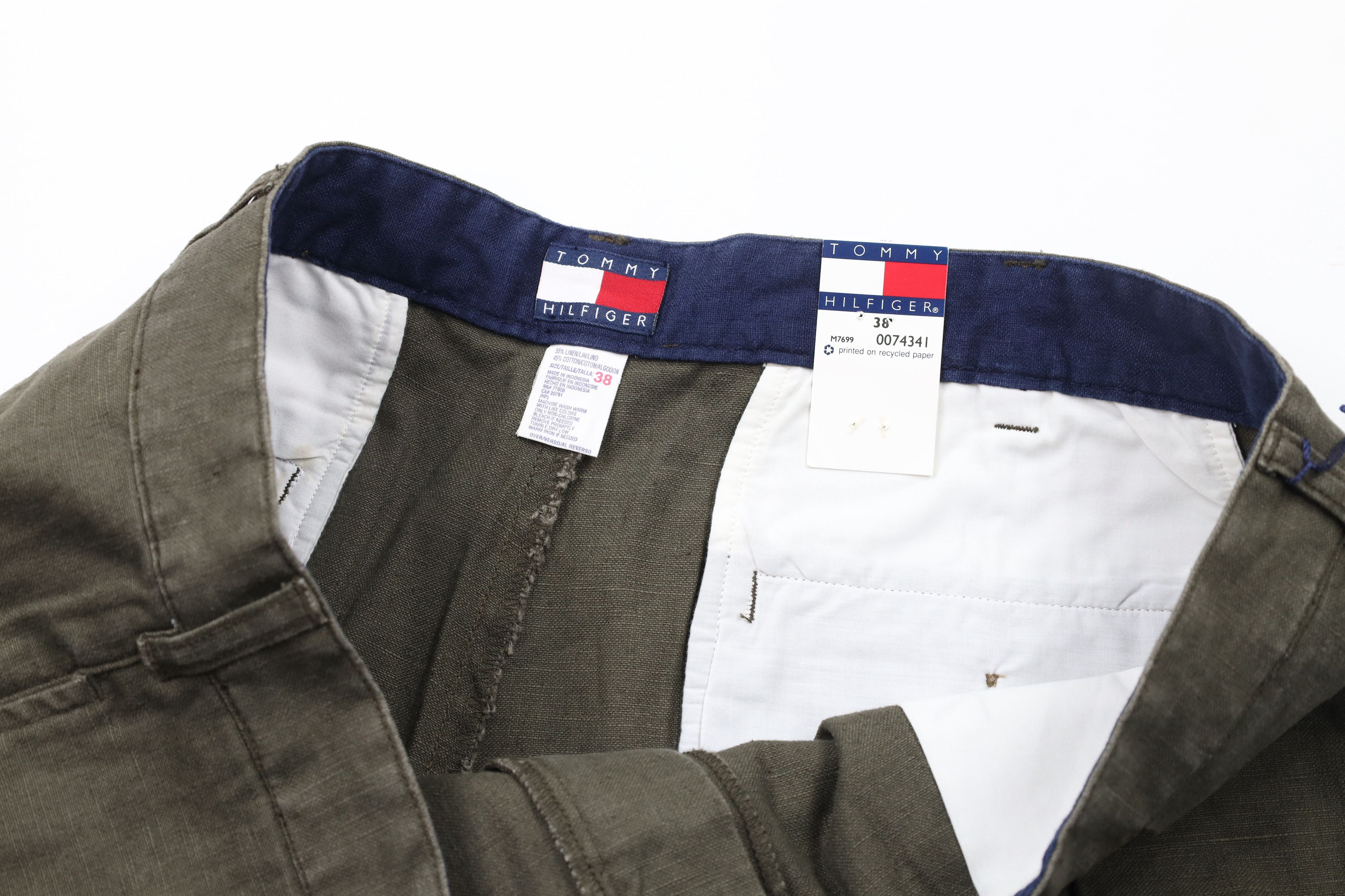 Tommy Hilfiger × Vintage Deadstock Vintage 90s Tommy Hilfiger Above Knee Shorts Size US 38 / EU 54 - 6 Thumbnail
