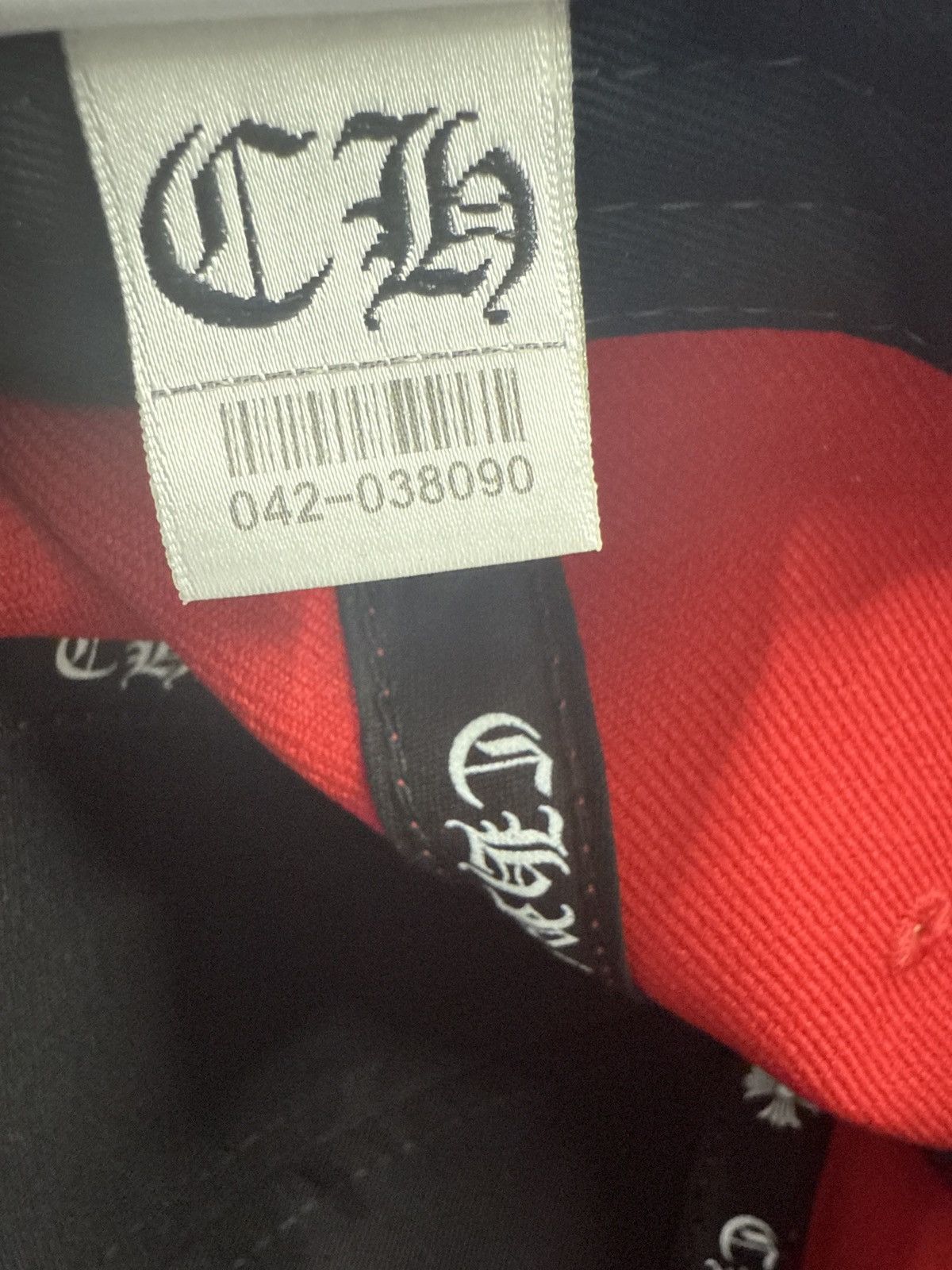 Chrome Hearts CHROME HEARTS LETTER HAT RED WHITE Size ONE SIZE - 5 Thumbnail