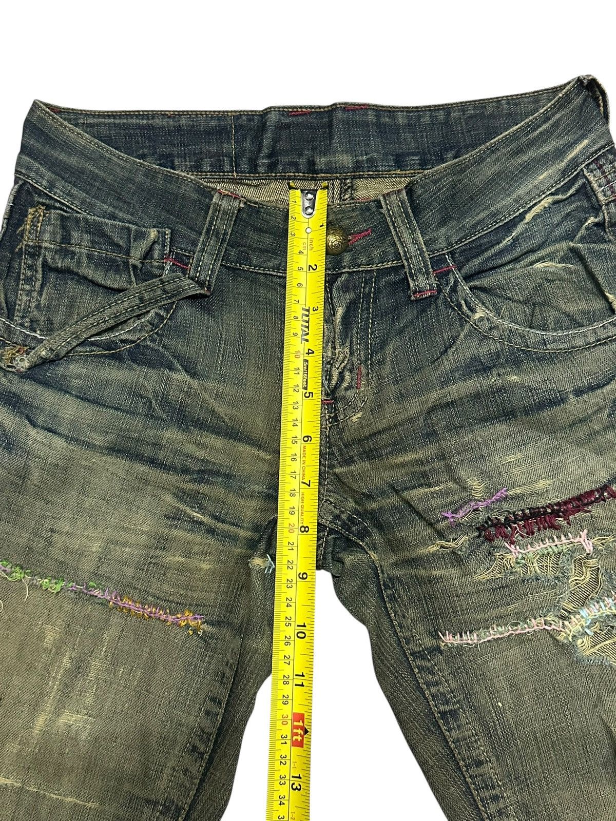 Japanese Brand Q.Co.Co. Vintage Distressed Japan Flare Style With Mudwash Size US 30 / EU 46 - 14 Thumbnail