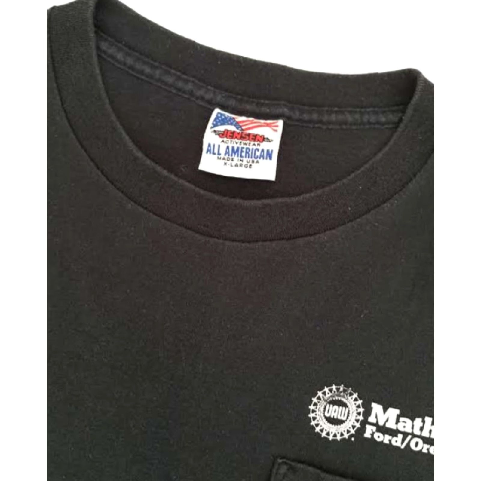 Ford VINTAGE UAW Mathews Ford Oregon Ford Shelby T-Shirt XL Black USA made Size US XL / EU 56 / 4 - 4 Thumbnail