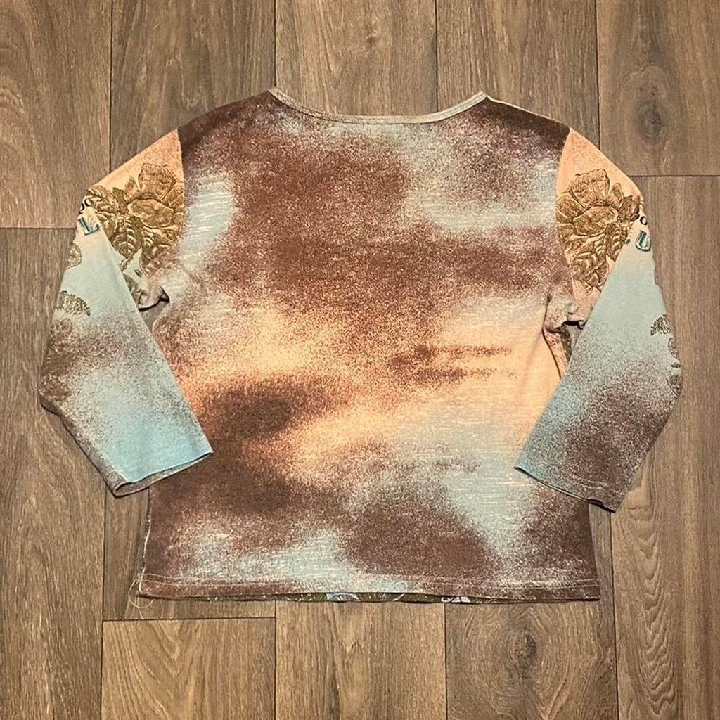 Faded Glory Vintage Faded Glory 3/4 length sleeve top Size S Size M / US 6-8 / IT 42-44 - 2 Thumbnail