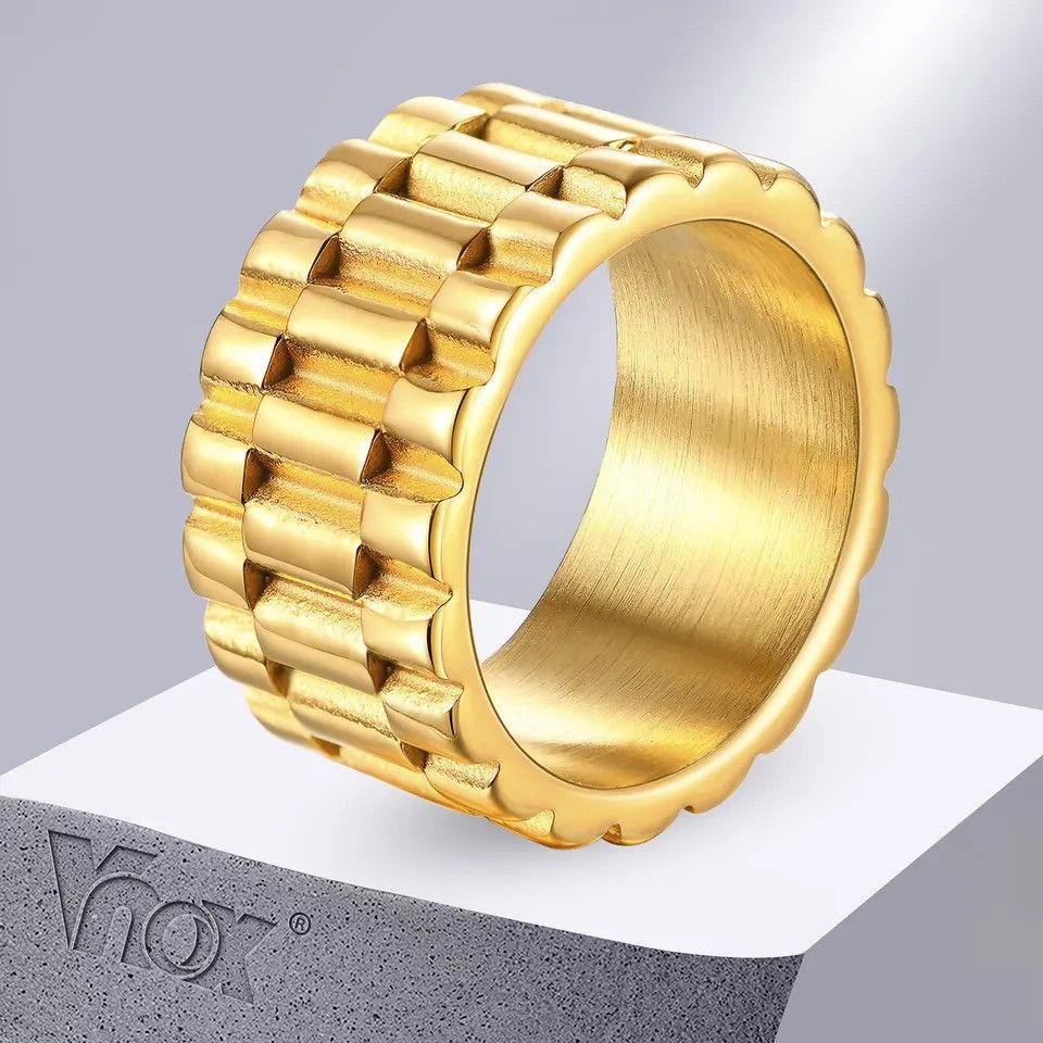 Vintage Watch Band Shaped Ring Size ONE SIZE - 3 Thumbnail