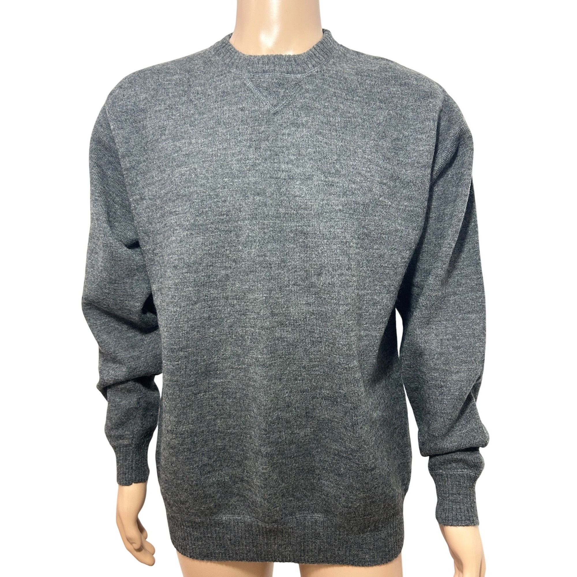 Gap Gap Men’s Sweater Grey L Pullover Ribbed Crewneck Wool Class Size US L / EU 52-54 / 3 - 1 Thumbnail
