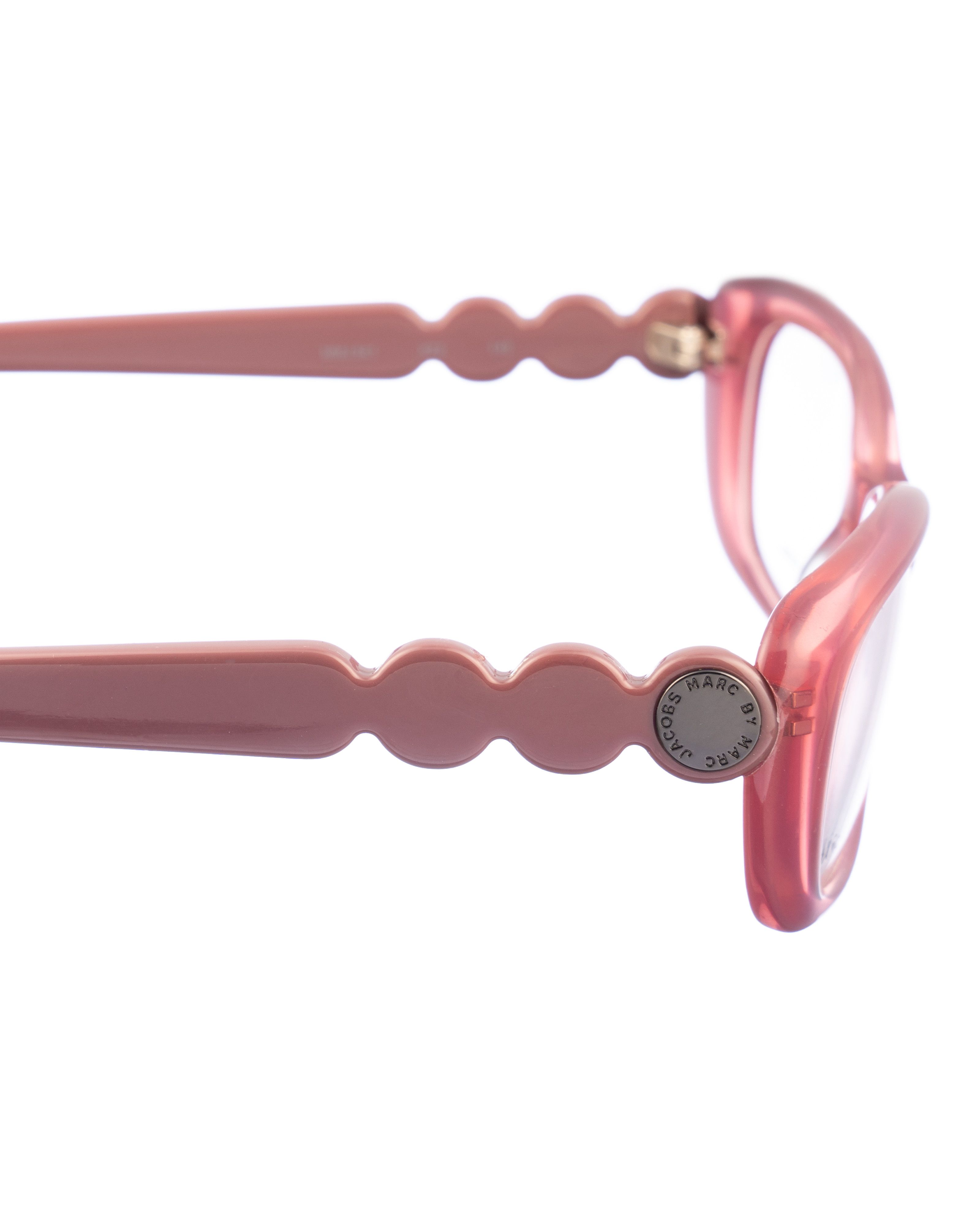 Marc by Marc Jacobs Marc by Marc Jacobs 00s Rasberry Pink Plastic Glasses Size ONE SIZE - 2 Thumbnail