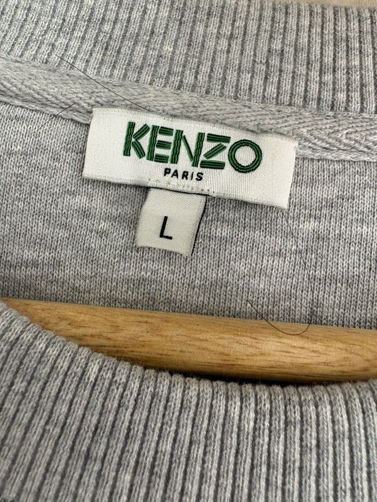 Kenzo Kenzo Paris Tiger Embroidered Sweatshirt Size US L / EU 52-54 / 3 - 4 Thumbnail