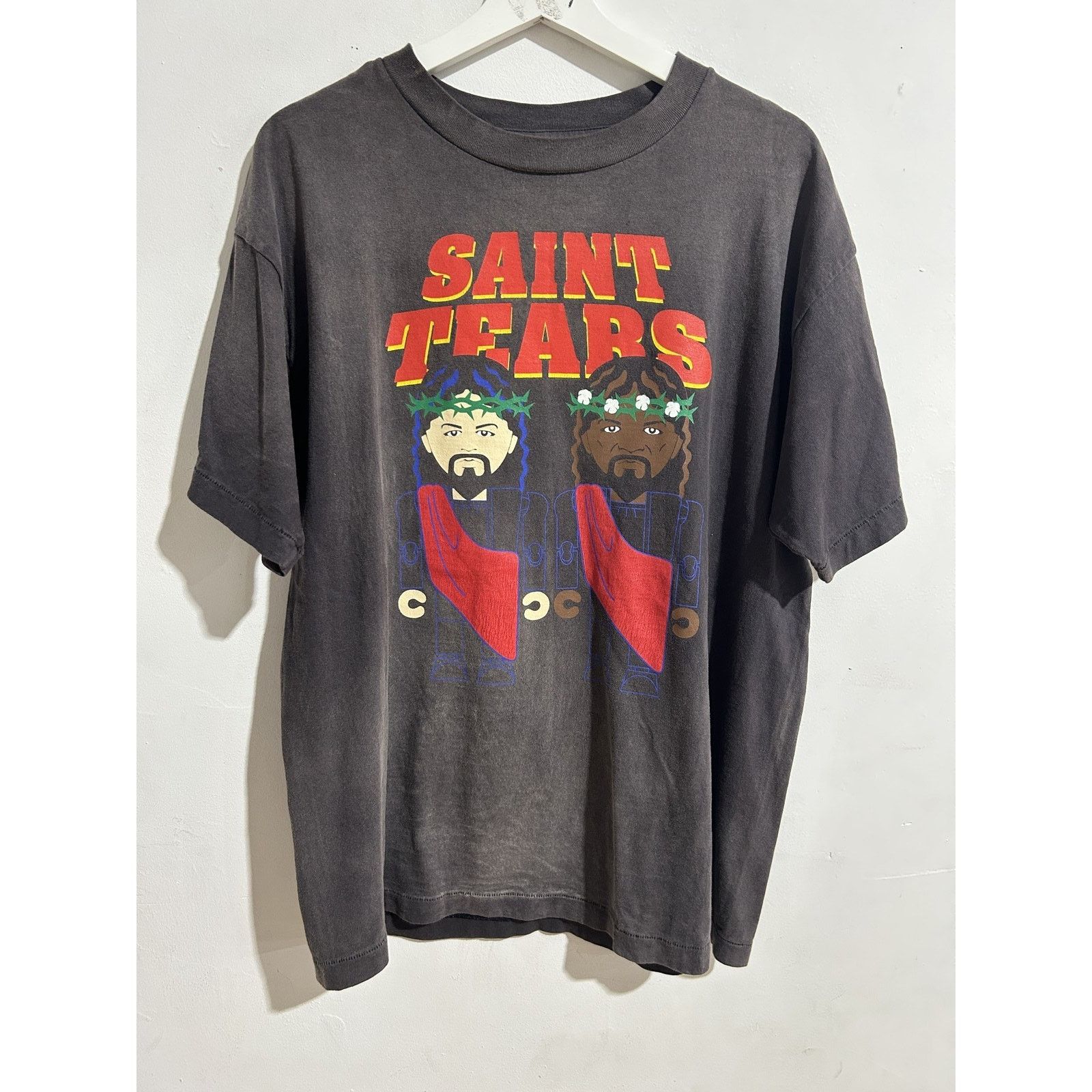 DENIM TEARS DENIM TEARS SAINT MICHAEL SAINT TEARS TEE SIZE LARGE Size US L / EU 52-54 / 3 - 1 Thumbnail