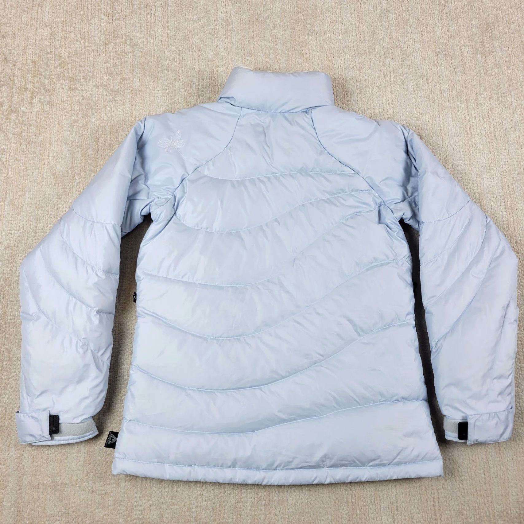 Vintage Columbia Down Puffer Jacket Womens S Blue Full Zip Quilted Packable 650 Insulated Lightweight Size S / US 4 / IT 40 - 2 Thumbnail