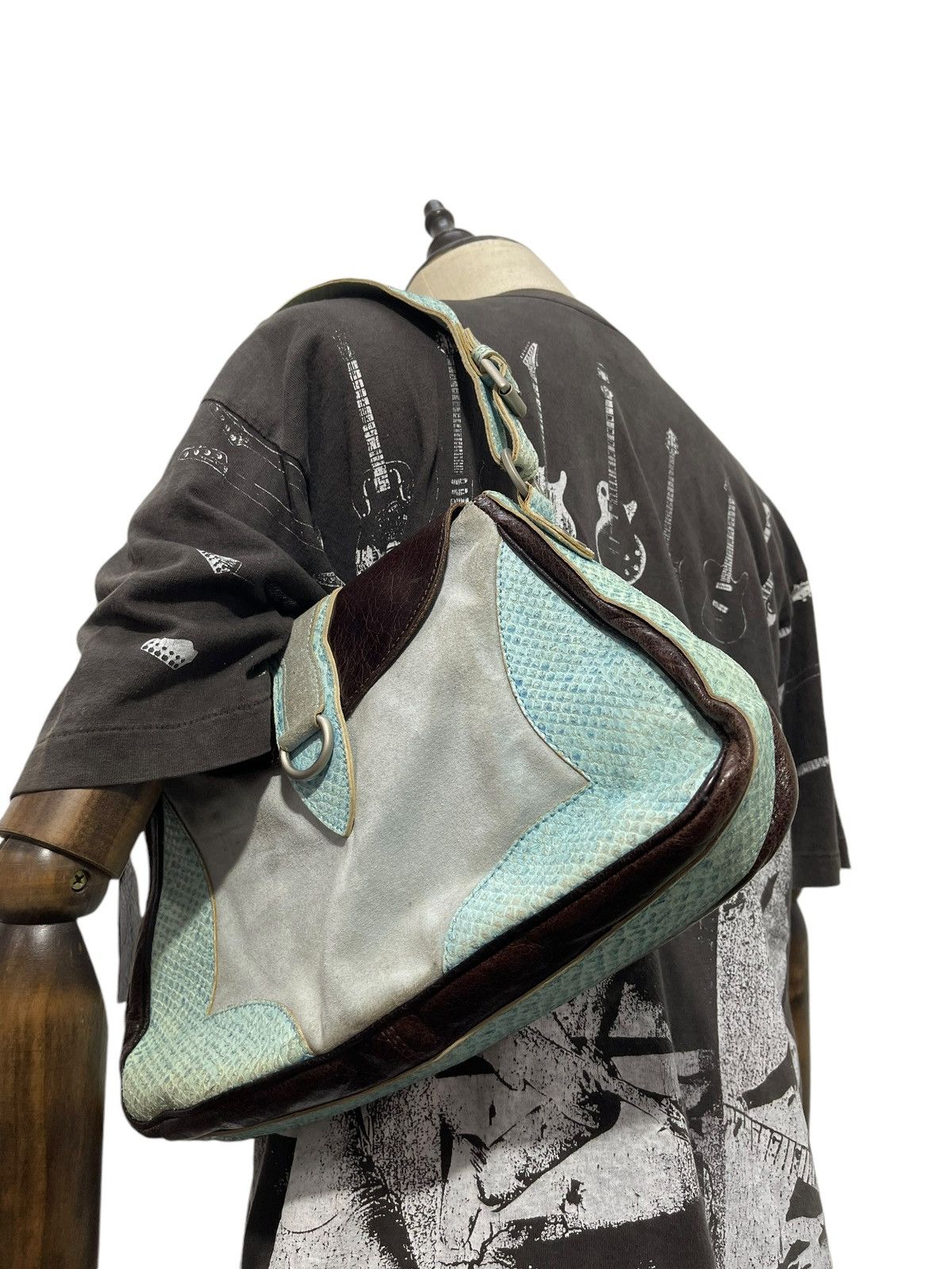 Leather Full Leather Jacono Italy Hand Shoulder Bag 9🟩 Size ONE SIZE - 3 Thumbnail