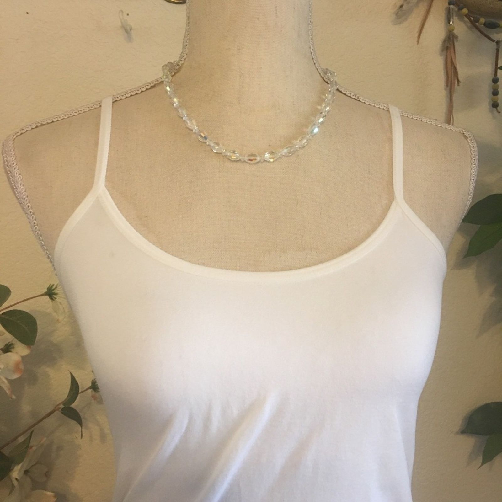 Vintage Vintage aurora borealis crystal choker necklace Size ONE SIZE - 3 Thumbnail