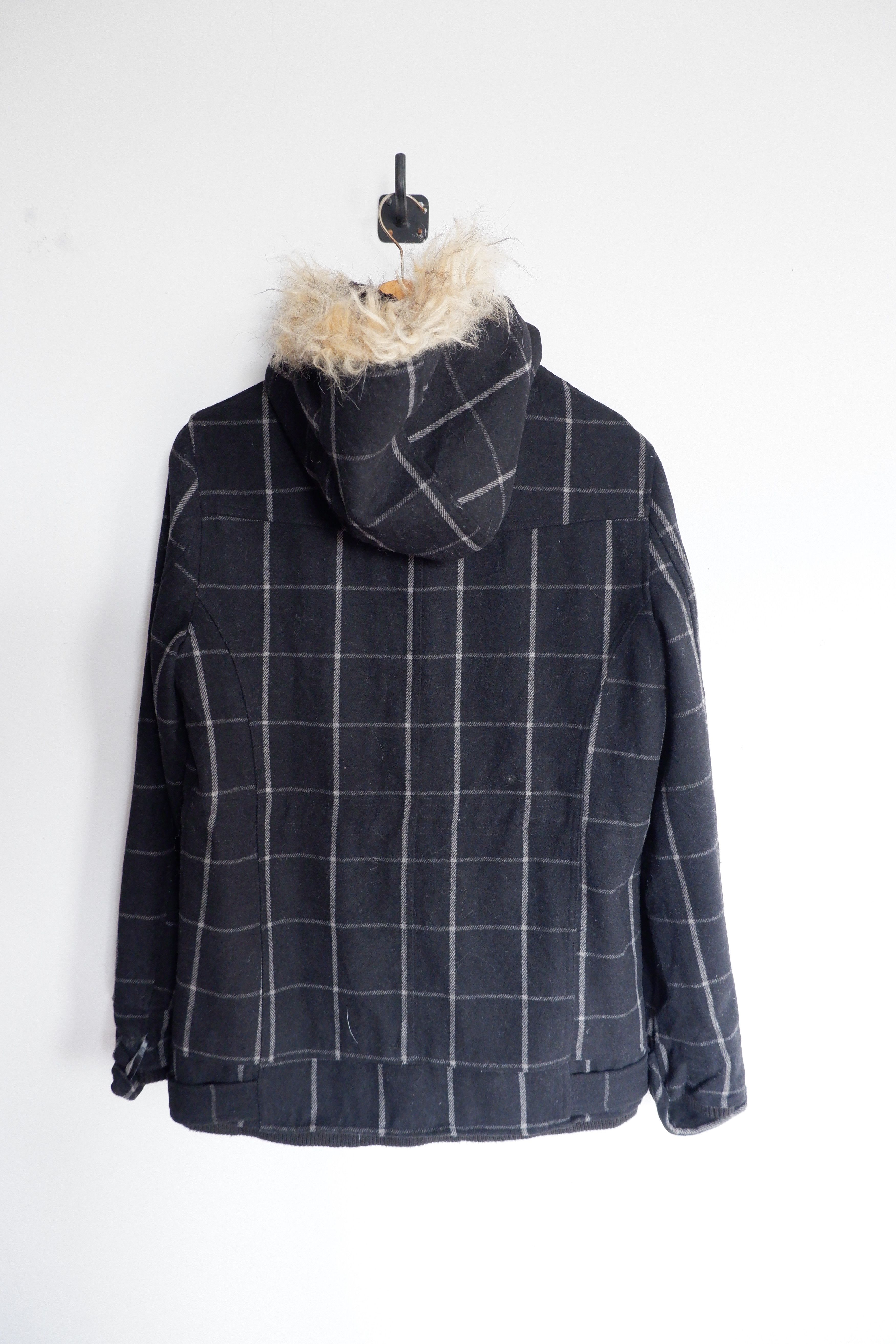 semanticdesign Faux Fur Semantic Design Wool Duffle Parka Jacket Size US L / EU 52-54 / 3 - 3 Thumbnail