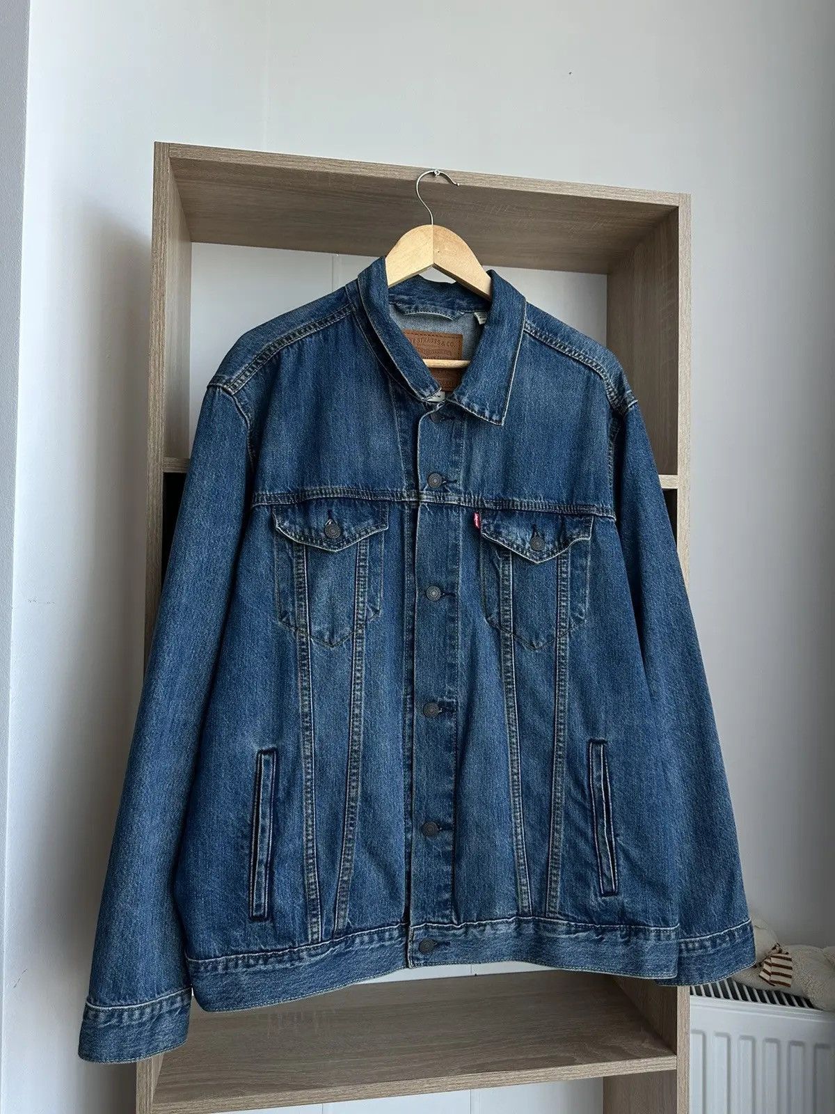 Levi's × Vintage Vintage Levi’s Denim Blue Jacket Size US XL / EU 56 / 4 - 1 Thumbnail