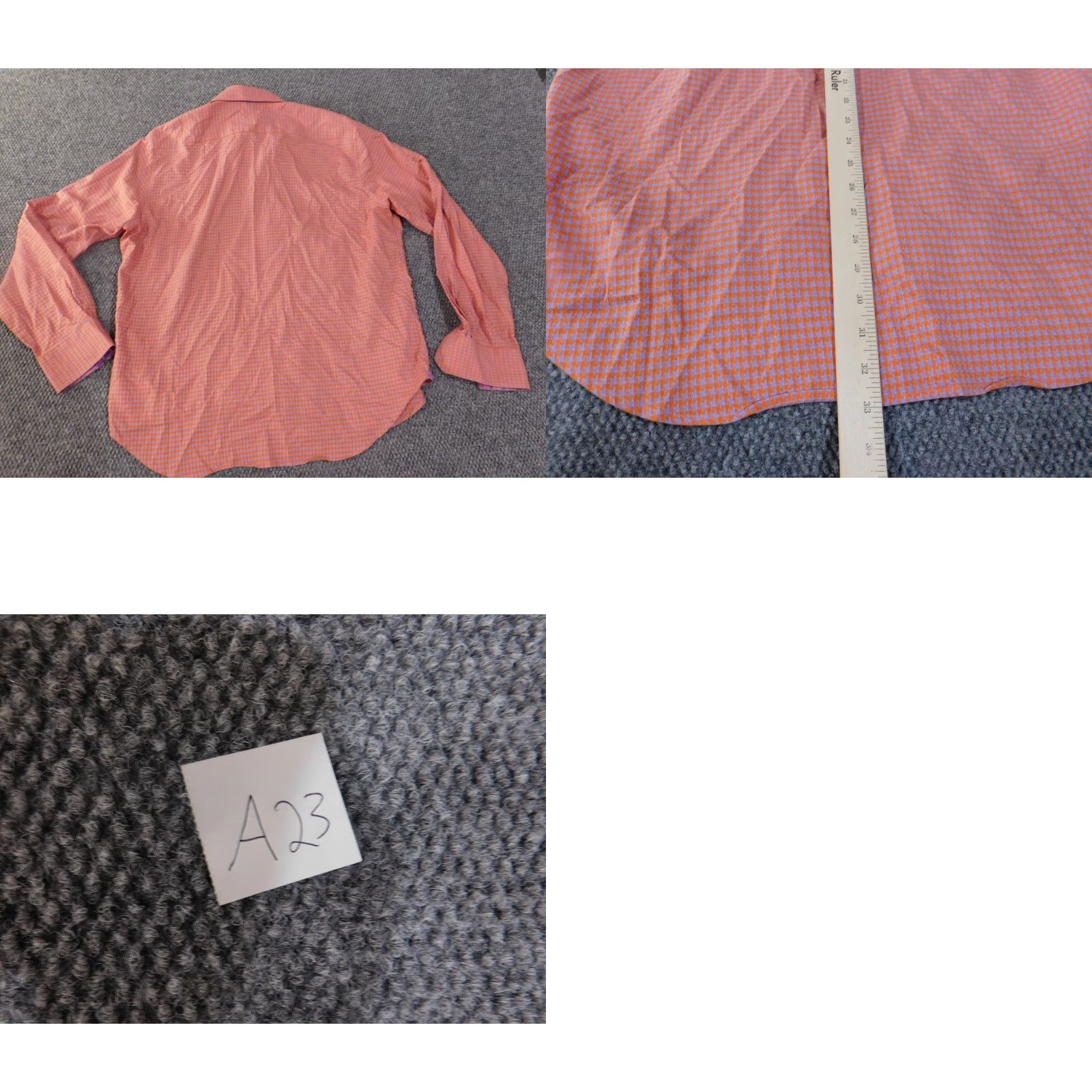 Robert Graham Robert Graham Shirt 2XL orange geometric mens retro button up cotton Size US XXL / EU 58 / 5 - 9 Thumbnail