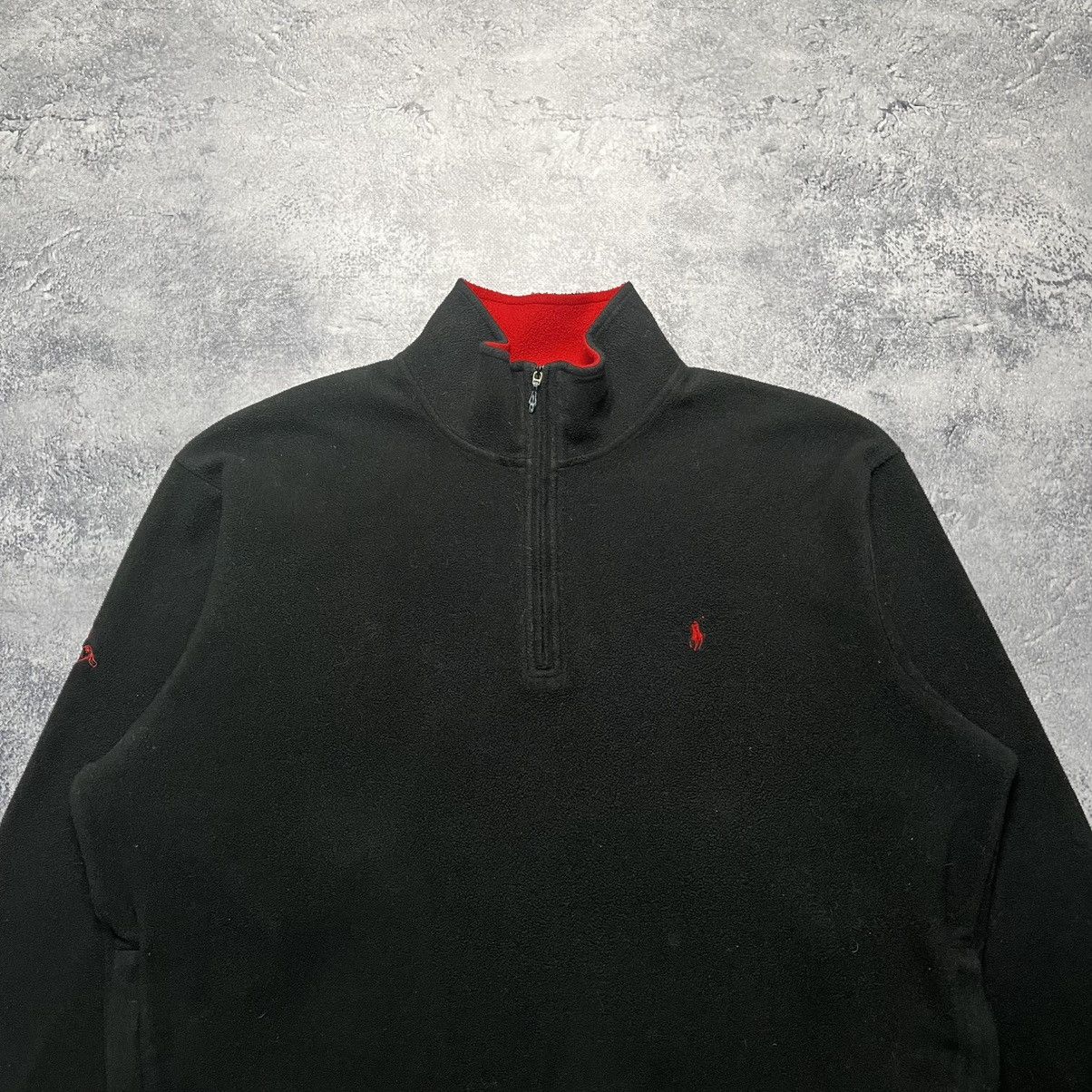 Polo Ralph Lauren Vintage Polo Golf Ralph Lauren Black 1/3 Zip Fleece Y2K Size US M / EU 48-50 / 2 - 2 Thumbnail