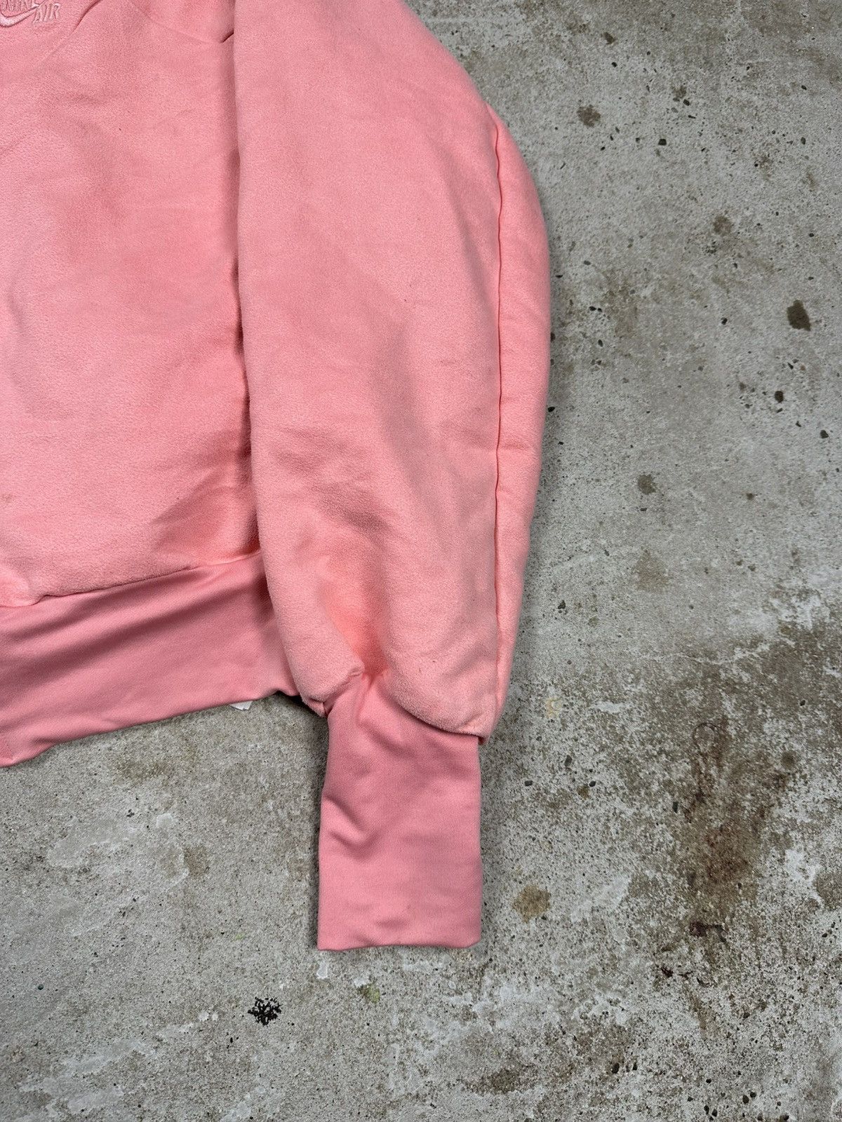 Nike × Vintage Vintage Y2K Nike Air Baby Pink Zip Hoodie Swoosh Size US S / EU 44-46 / 1 - 3 Thumbnail