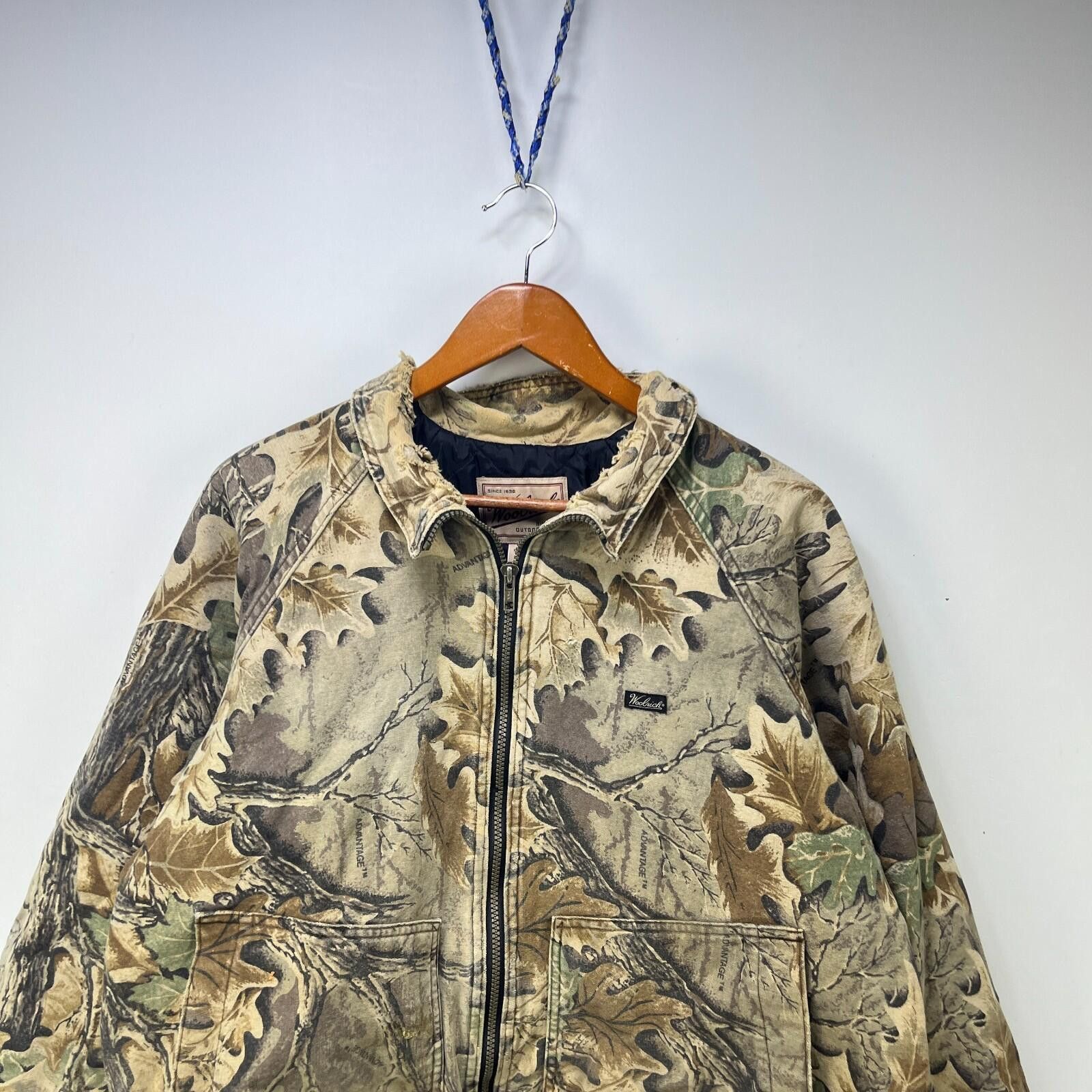 Woolrich Woolen Mills Vintage Realtree Camo Detroit Style Jacket Large Bomber Size US L / EU 52-54 / 3 - 2 Thumbnail