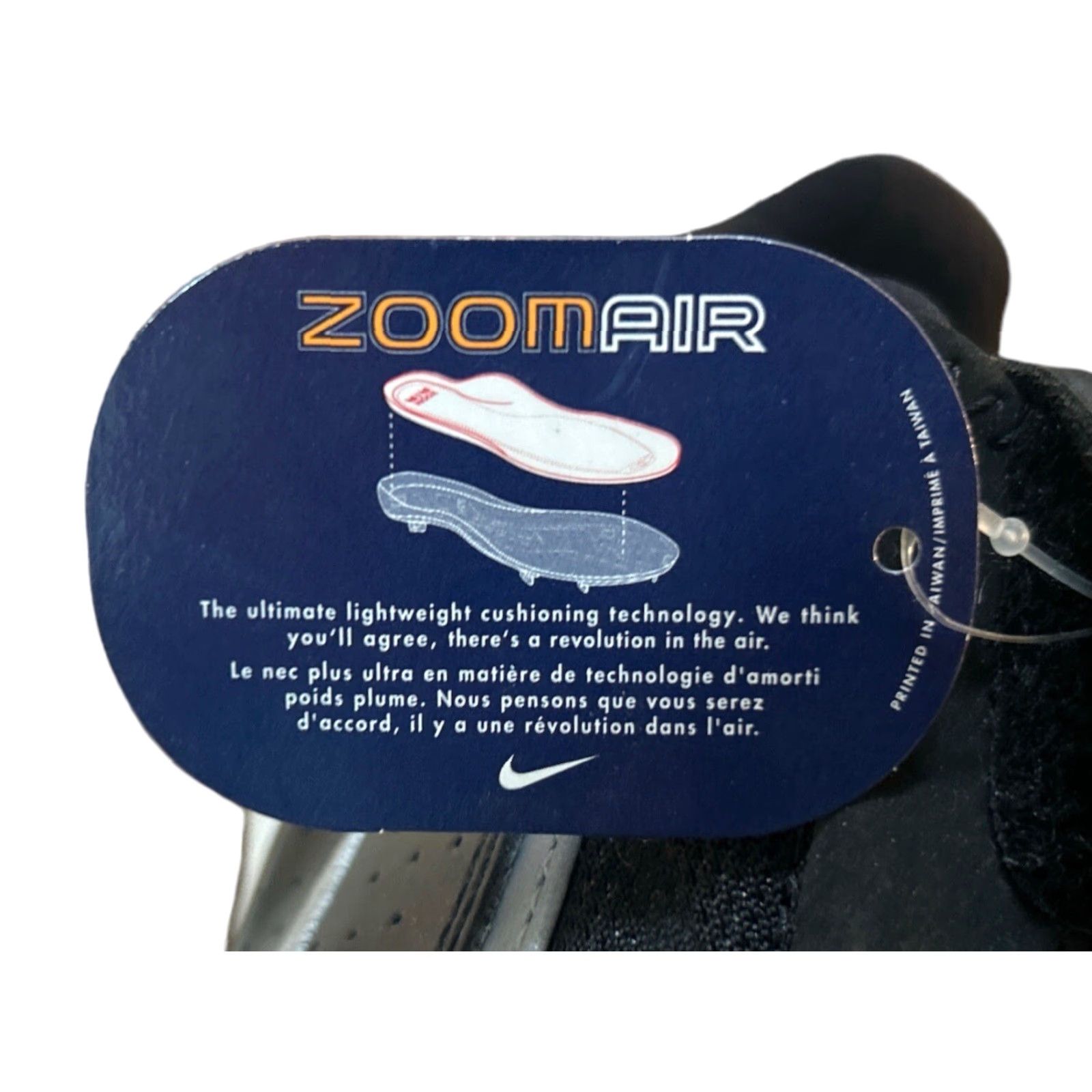 Nike VINTAGE Nike Air Zoom Respect Cleats Baseball Spikes NIB 2002 Men’s 9 Black Cleats Ballpark Nike Air Zoom Respect Mens 9 Size ONE SIZE - 3 Thumbnail