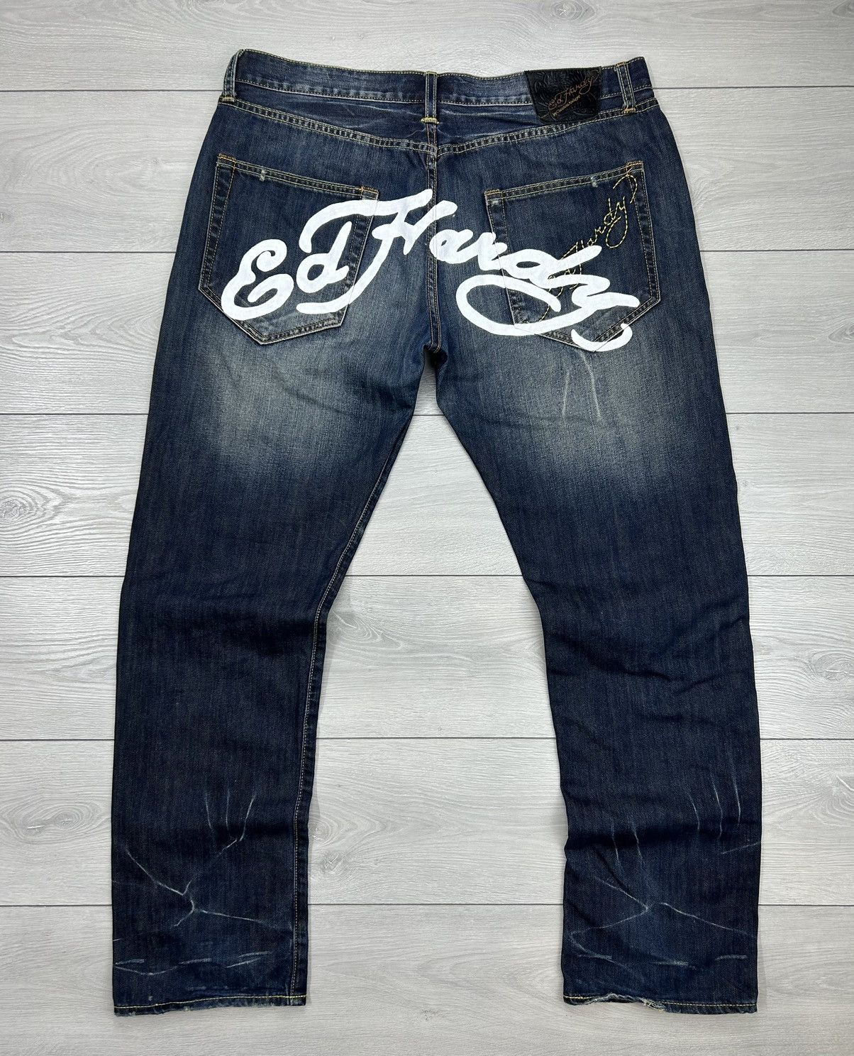 Ed Hardy Ed Hardy Vintage Baggy Jeans size 38 Size US 38 / EU 54 - 2 Thumbnail
