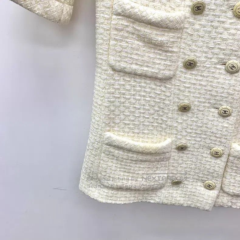 Chanel Chanel Beige multi-pocket lapel double-breasted short-slee Size XS / US 0-2 / IT 36-38 - 4 Thumbnail