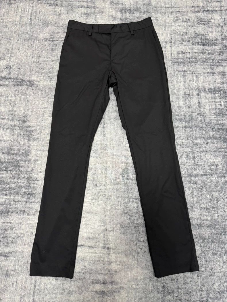 Yves Saint Laurent Saint Laruent13fw First Year Show Basic Wool Black Pants 25 Size US 44 / EU 60 - 1 Thumbnail