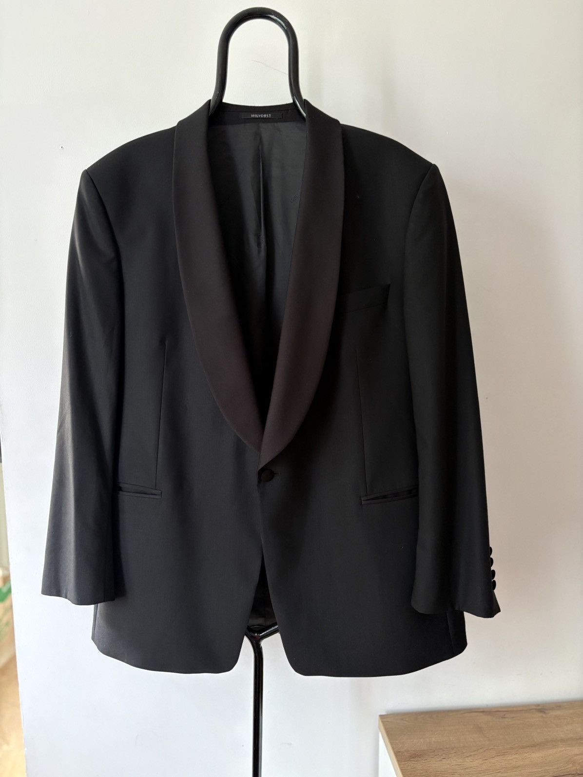 Designer × Vintage Wilvorst Men’s Tuxedo – 100% Wool – Classic Elegance Size 46L - 3 Thumbnail