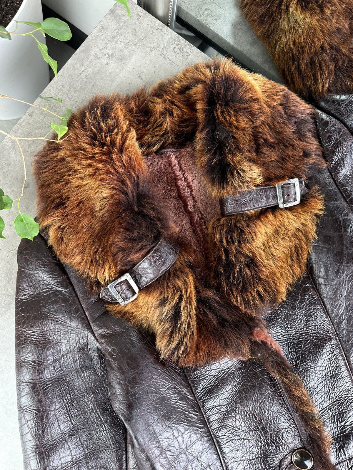 Japanese Brand Vintage Sheepskin Coat Size S / US 4 / IT 40 - 2 Thumbnail