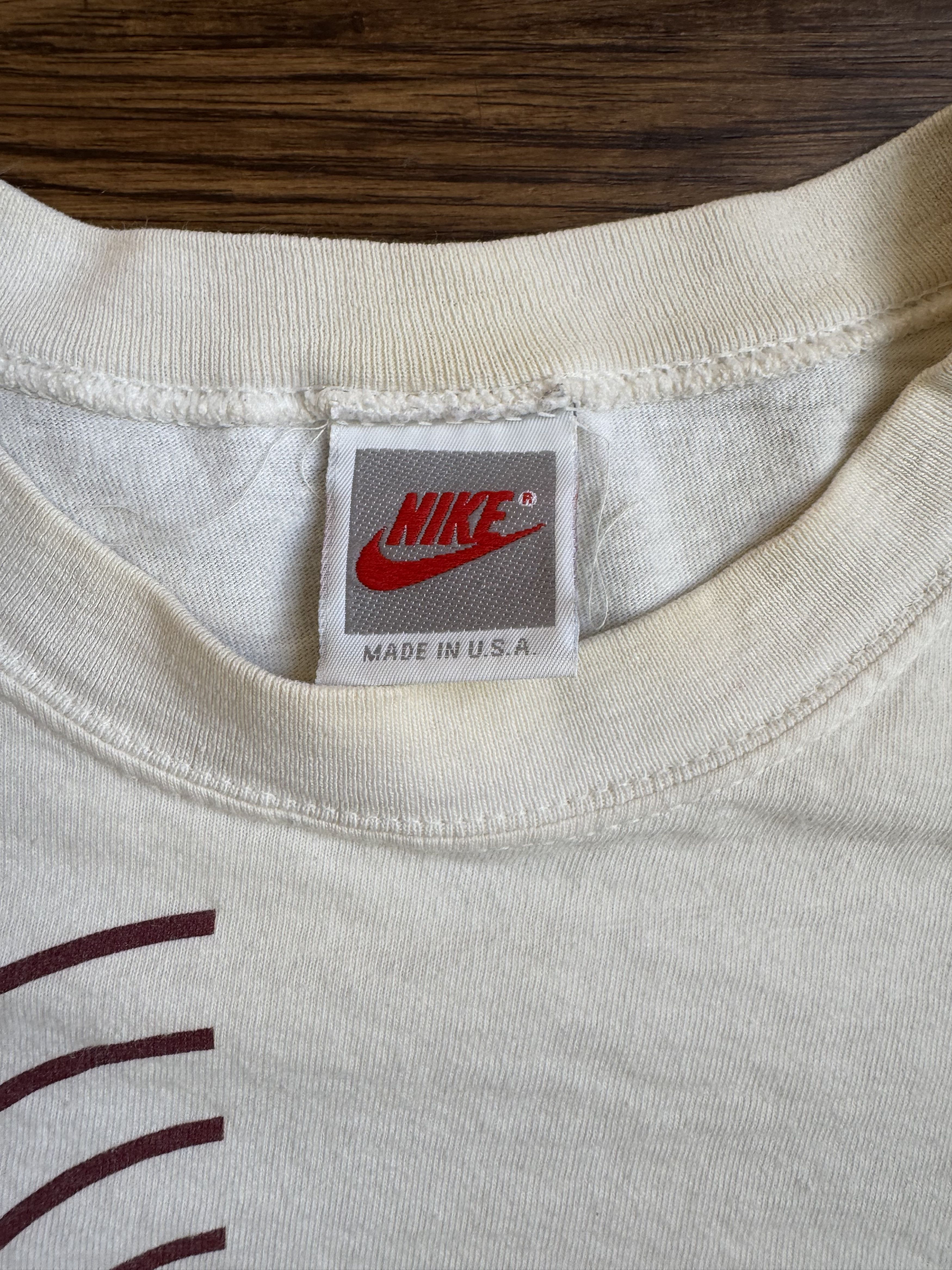 Nike Nike Long Sleeve T-Shirt Retro Graphic Print Single Stitch Size US M / EU 48-50 / 2 - 4 Thumbnail