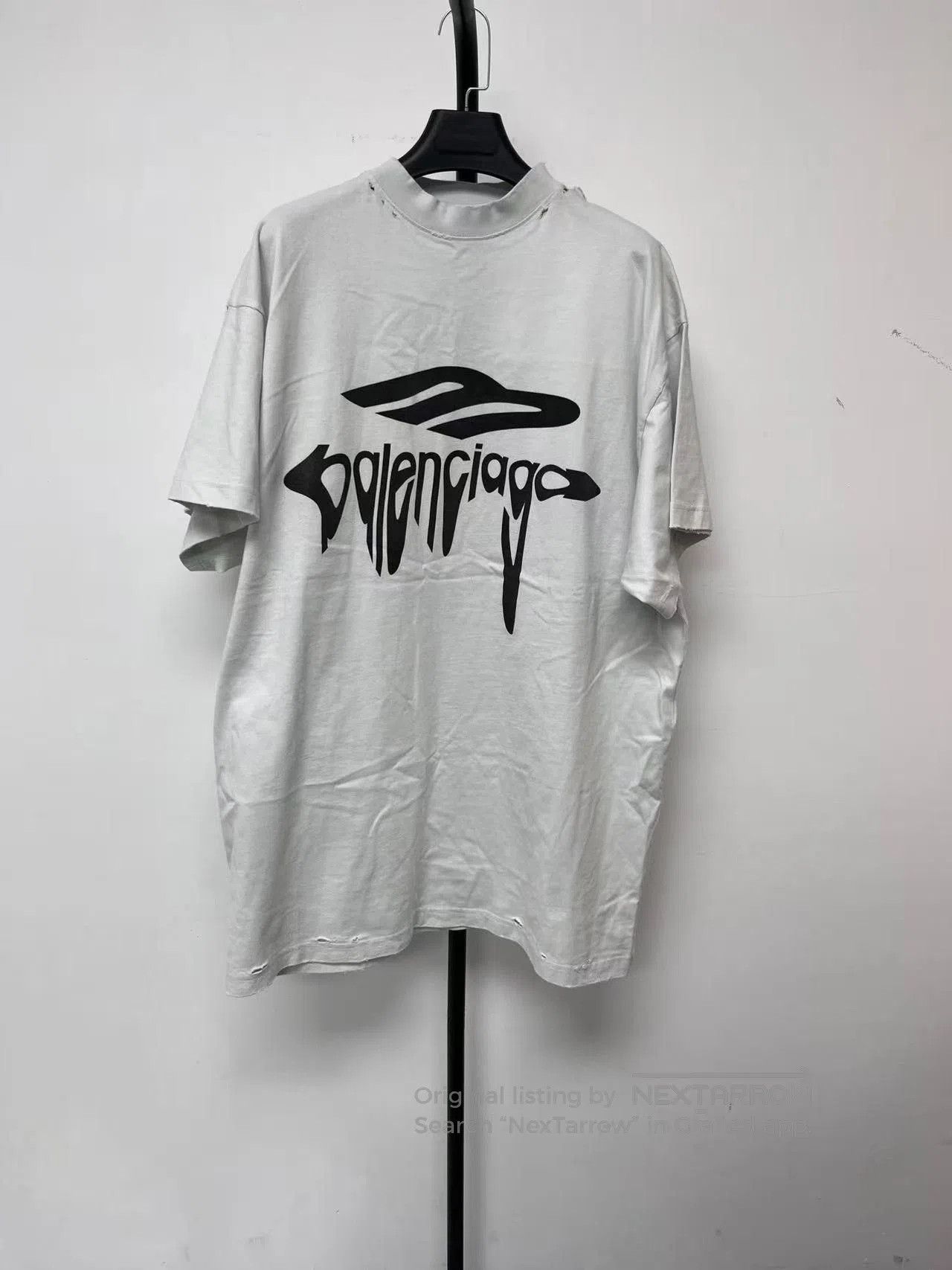 Balenciaga Balenciaga Men's Logo Print Loose T-Shirt. Size US S / EU 44-46 / 1 - 1 Thumbnail