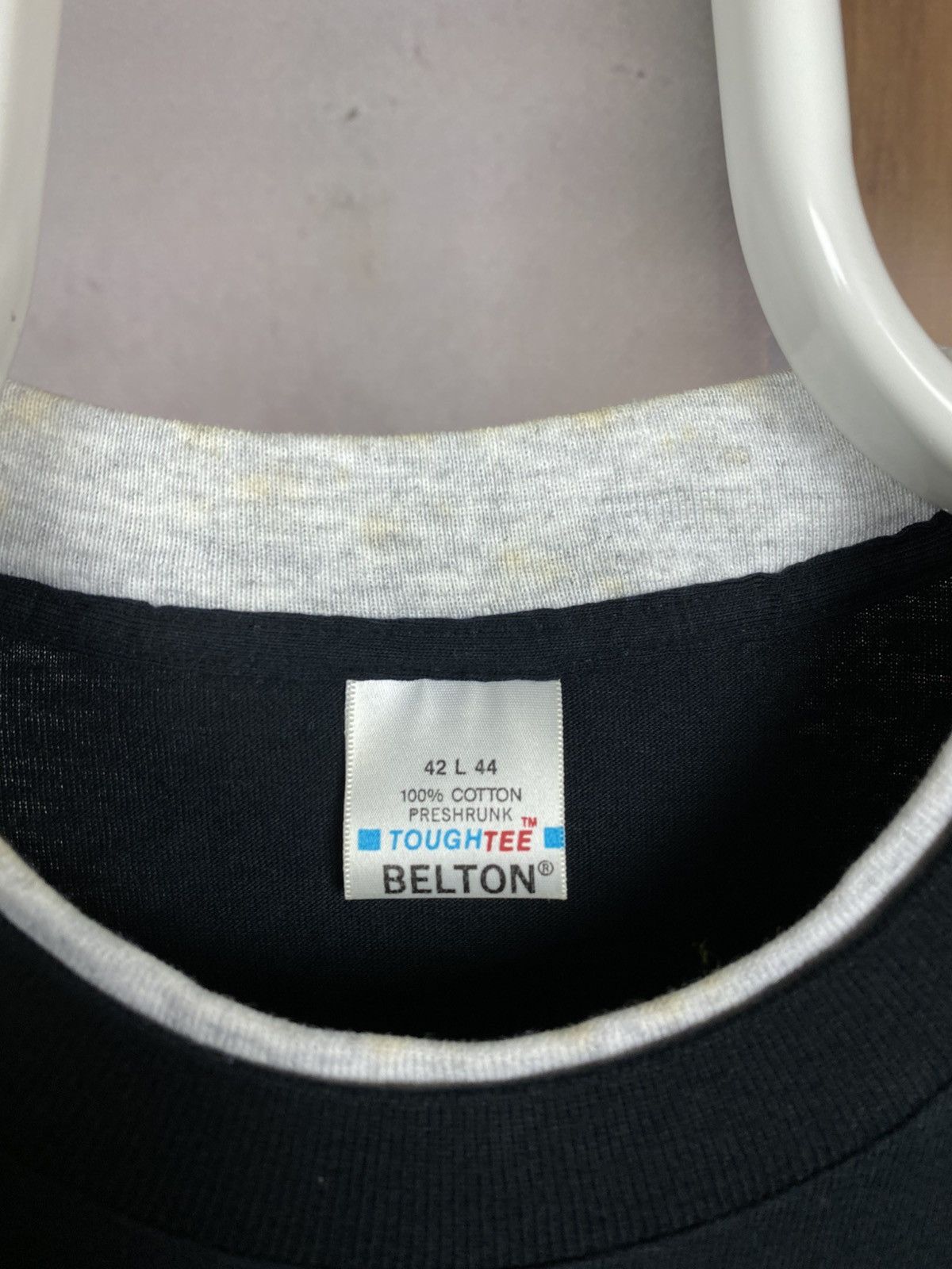 Vintage 🌁Vintage 90s T-Shirt Belton Thouse Nashville Big City Light🌁 Size US L / EU 52-54 / 3 - 9 Thumbnail
