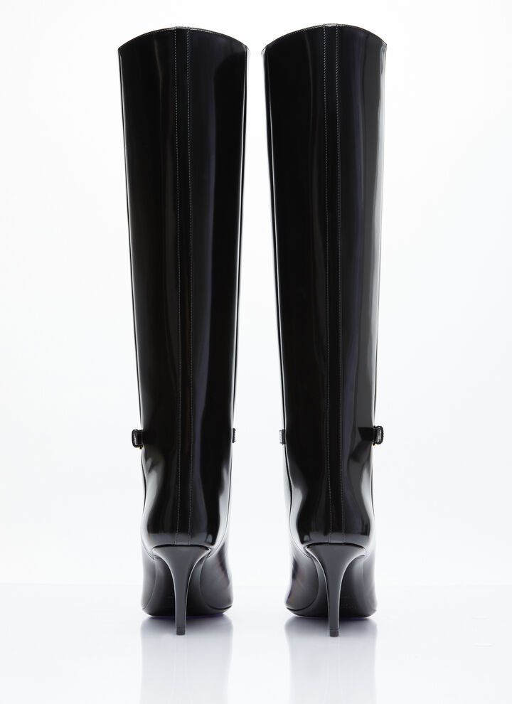 Saint Laurent Paris o1bcso1str0426 Lee Boots in Black Size US 9 / IT 39 - 4 Thumbnail