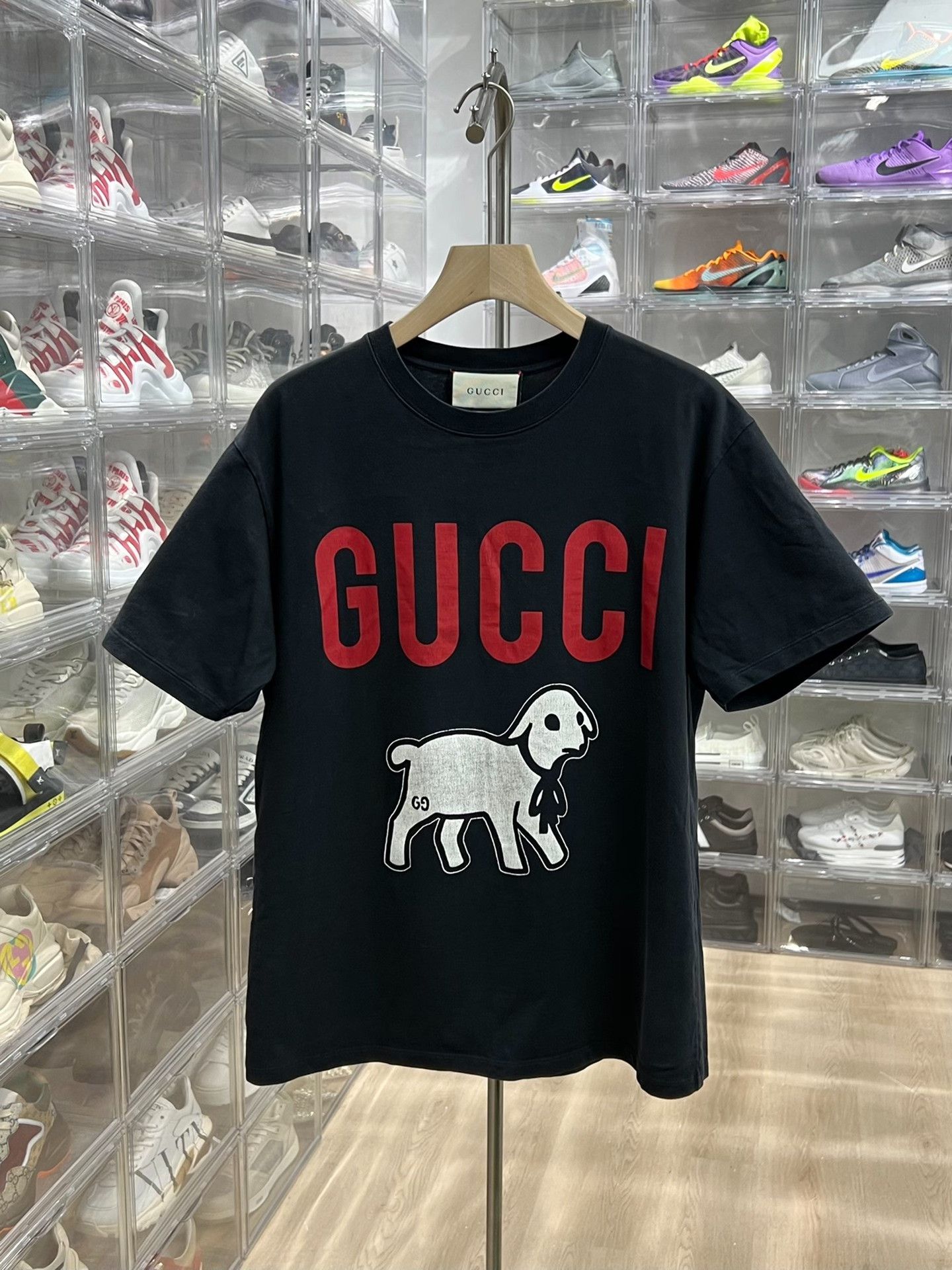 Gucci Gucci Printed Black T-Shirt m Men Size US M / EU 48-50 / 2 - 1 Thumbnail