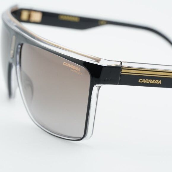 Carrera CARRERA 22/N 02M2 HA Sunglasses Black/Gold Shield Frame Size ONE SIZE - 9 Thumbnail