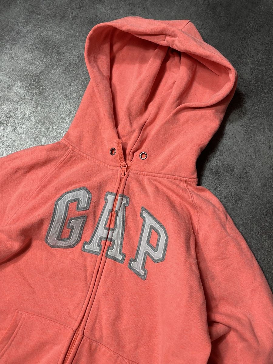 Gap 🔥Offers🔥Gap Vintage Y2K Hoodie Zip Spellout Rare Size US XS / EU 42 / 0 - 2 Thumbnail
