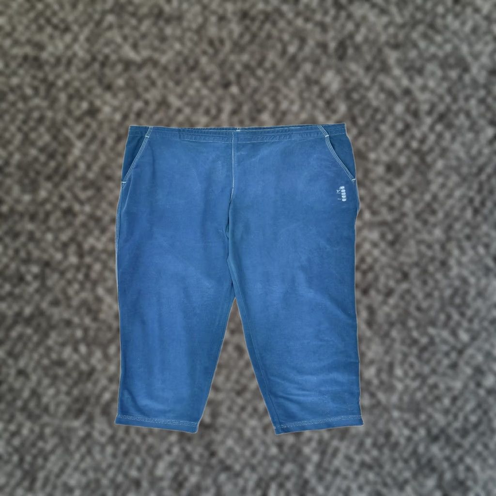 Diadora DIADORA Mens Tracksuit Trousers Large Blue Polyester IT 50 Size US 33 - 1 Thumbnail