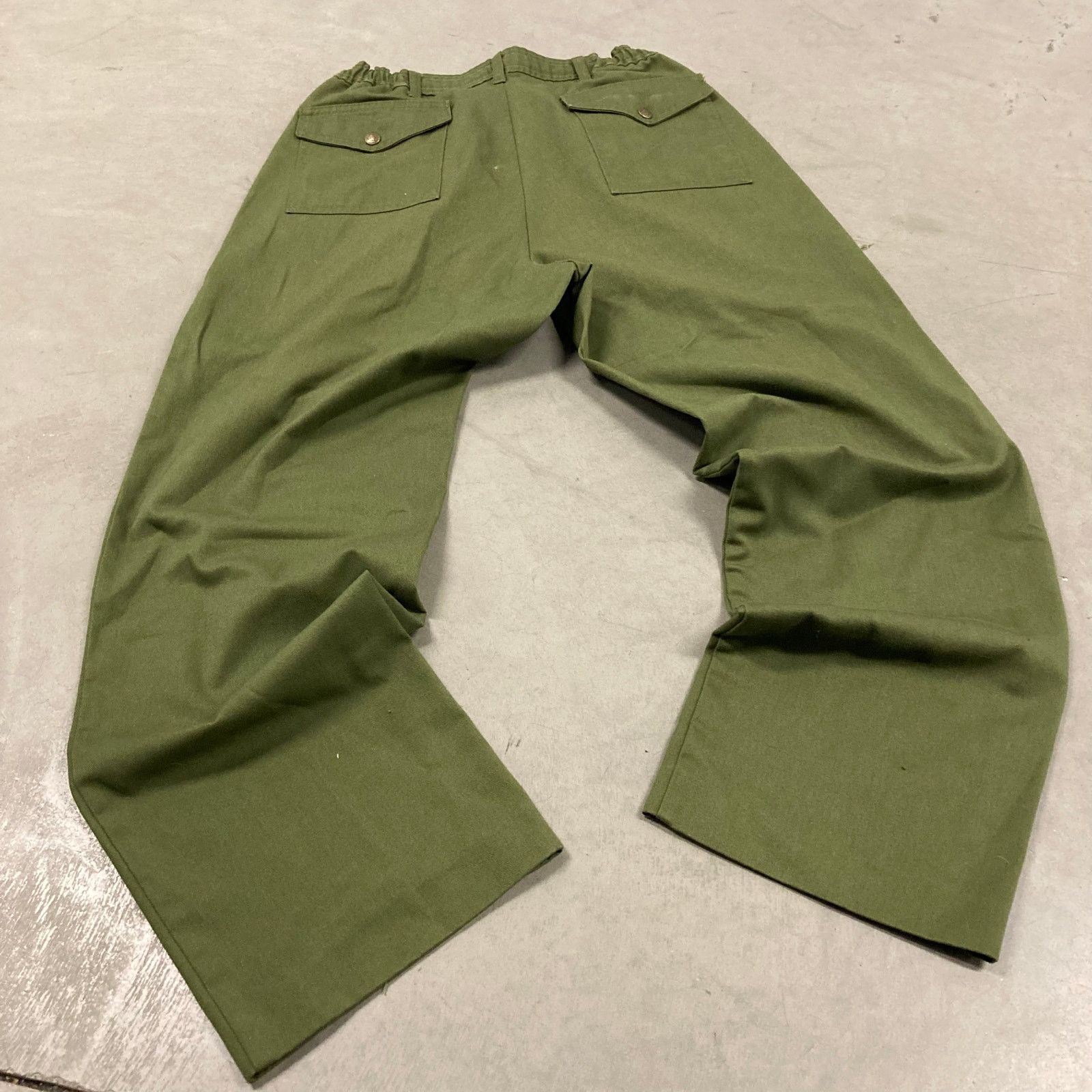 Vintage vintage green cargo pants 28x30 Size US 28 / EU 44 - 2 Thumbnail