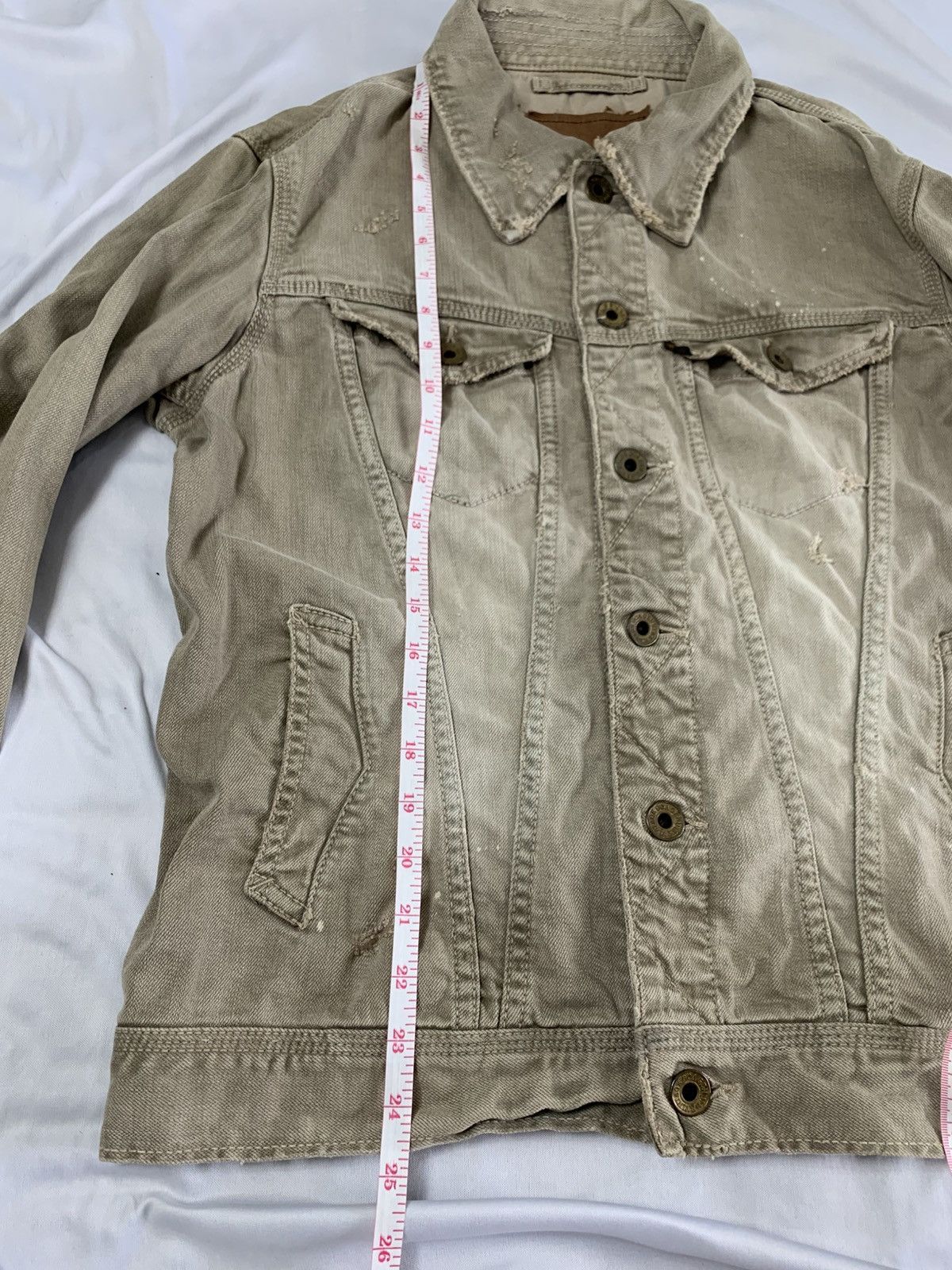 GOA Vintage goa japan trucker jeans distressed Size US M / EU 48-50 / 2 - 12 Thumbnail
