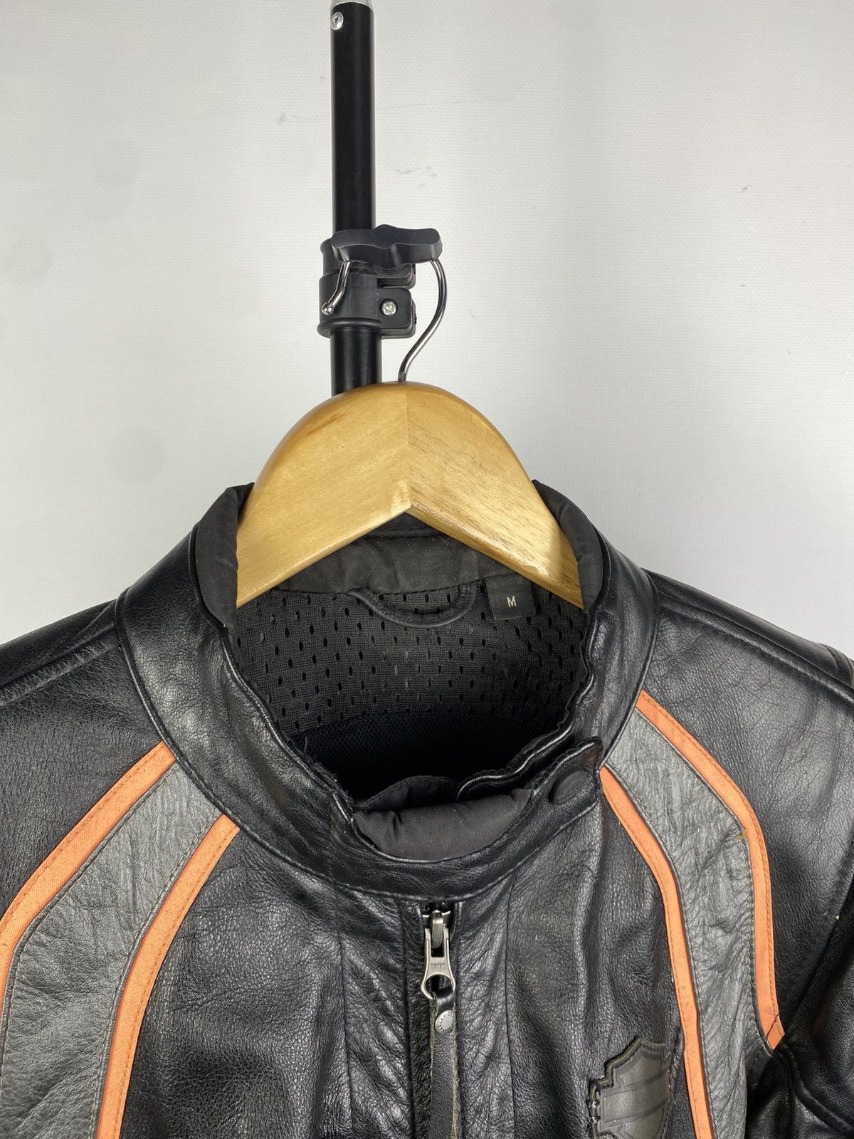Harley Davidson Vintage 00s Harley Davidson Genuine Leather Jacket MOTO Size M / US 6-8 / IT 42-44 - 11 Thumbnail