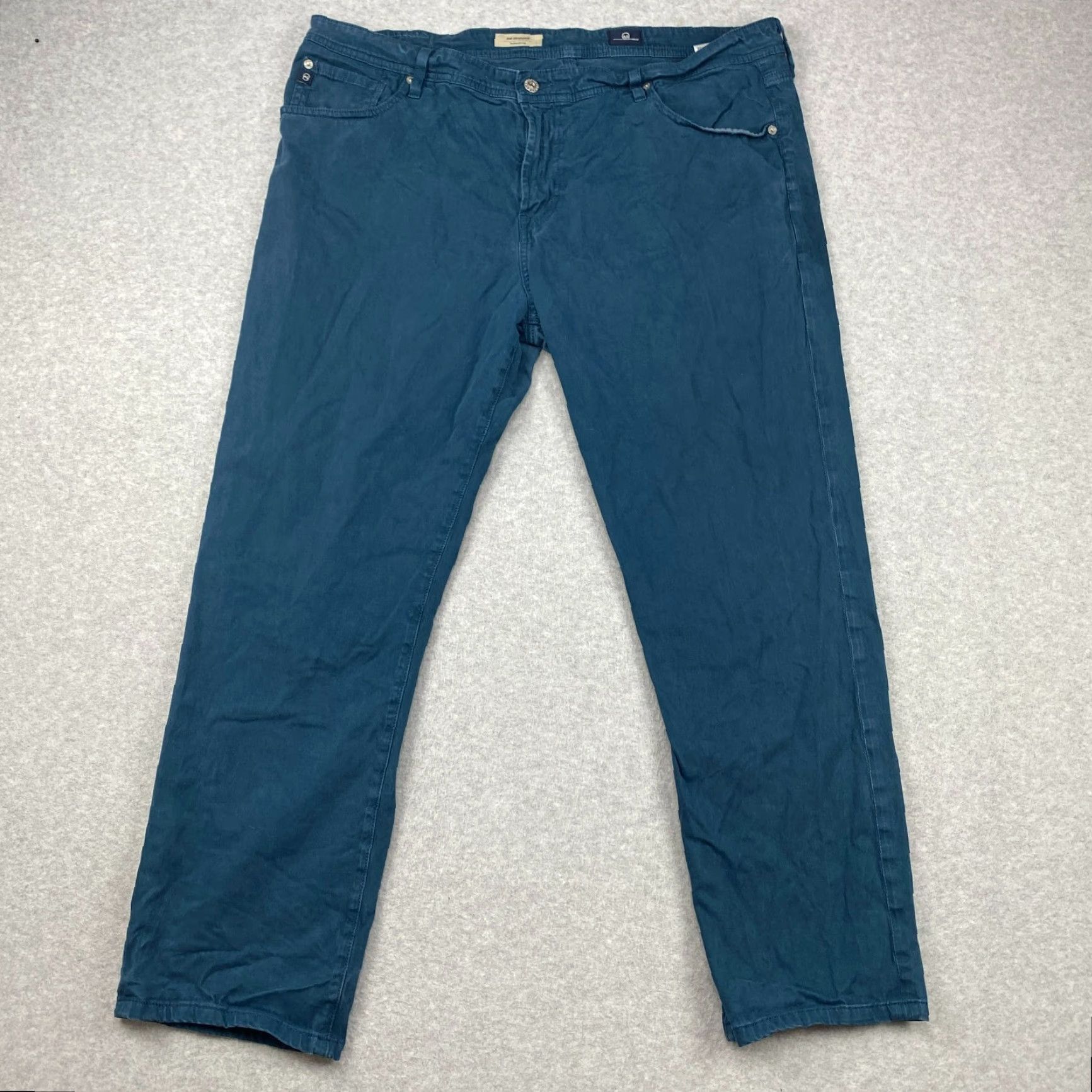 Altea Adriano Goldschmied The Graduate Jeans Mens 40 x 30 Teal Tailored Stretch Pant Size US 40 / EU 56 - 2 Thumbnail