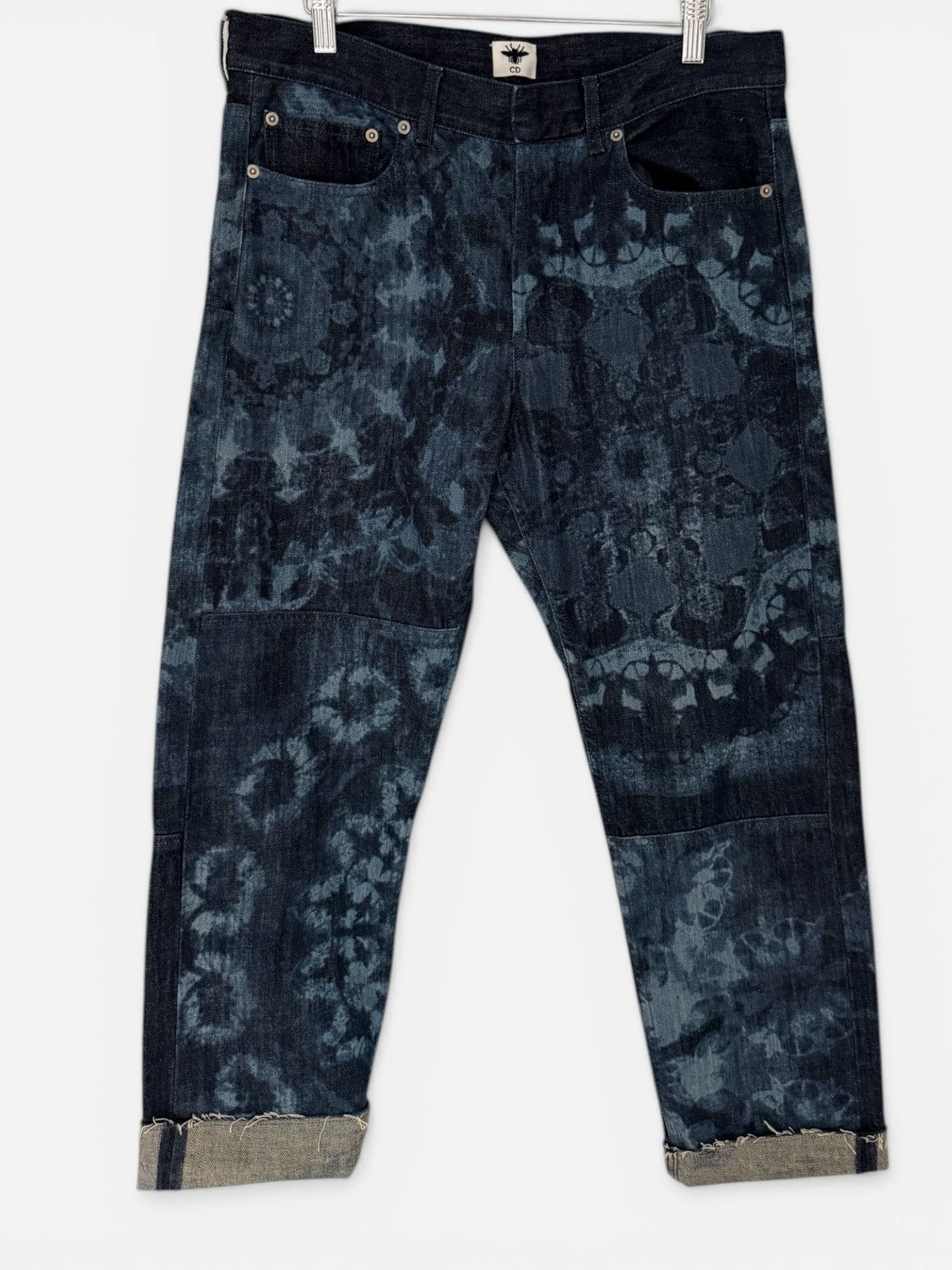 Dior Dior Kaleidoscope Tie-Dye Patchwork Denim Jeans Size 28" / US 6 / IT 42 - 1 Thumbnail