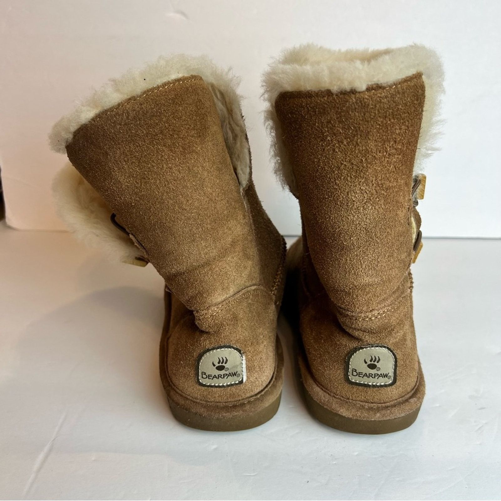 Other Bearpaw ASuede Fur Lined Pull On Toggle Boot Women’s 7 Size US 7 / IT 37 - 10 Thumbnail