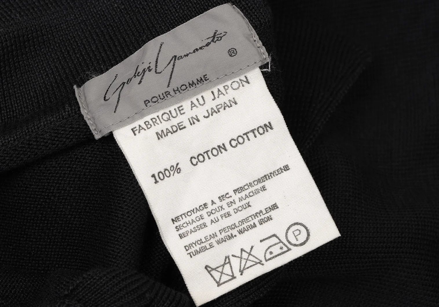 Yohji Yamamoto Yohji Yamamoto Cotton Long Sleeve Polo Shirt Size US M / EU 48-50 / 2 - 15 Thumbnail