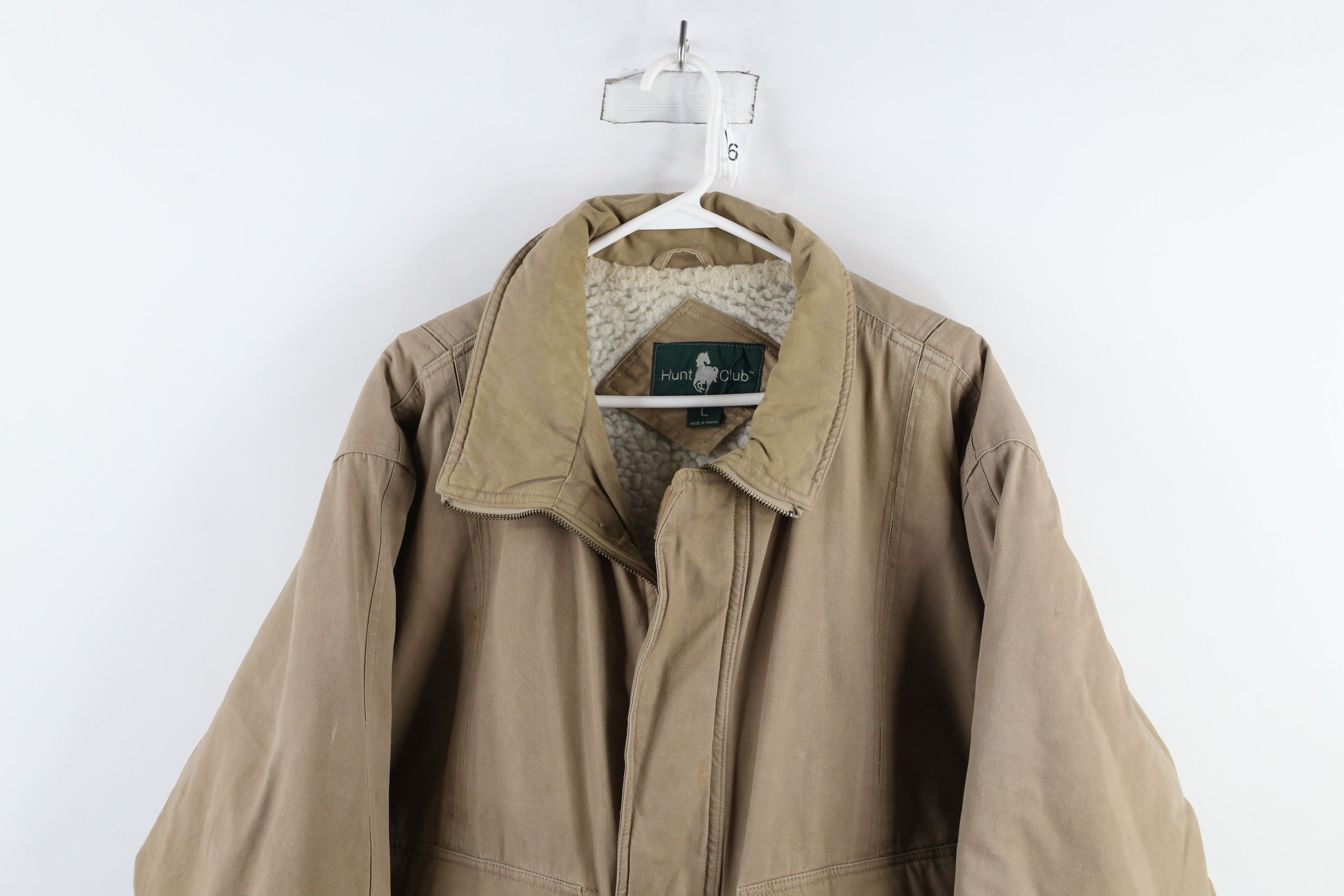 Vintage Vintage 90s Streetwear Deep Pile Fleece Lined Bomber Jacket Size US L / EU 52-54 / 3 - 2 Thumbnail