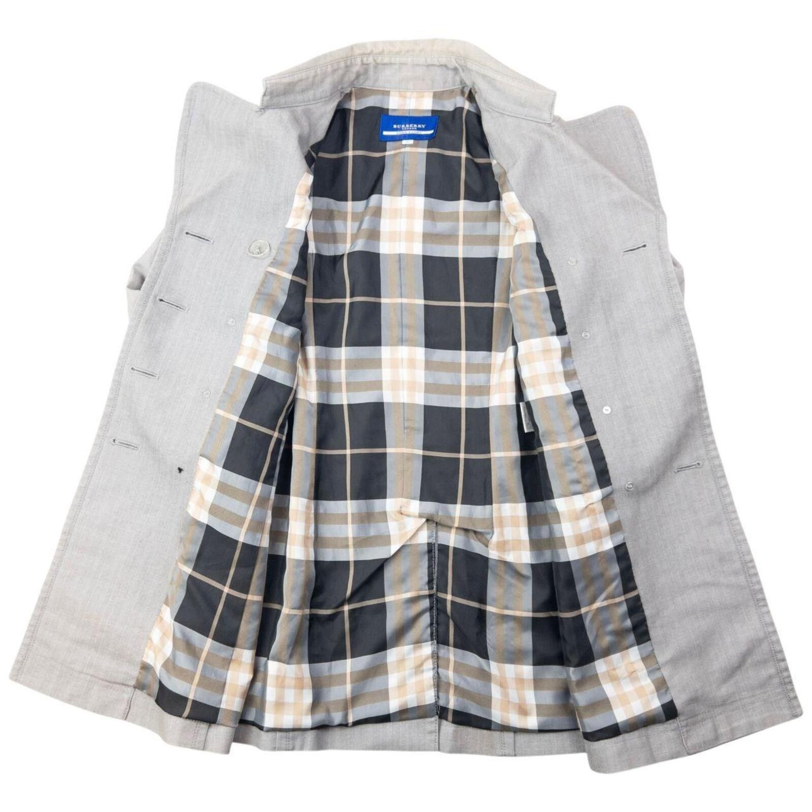 Burberry Vintage 2000s Burberry Blue Label Lined Trench Jacket Size M Size M / US 6-8 / IT 42-44 - 2 Thumbnail