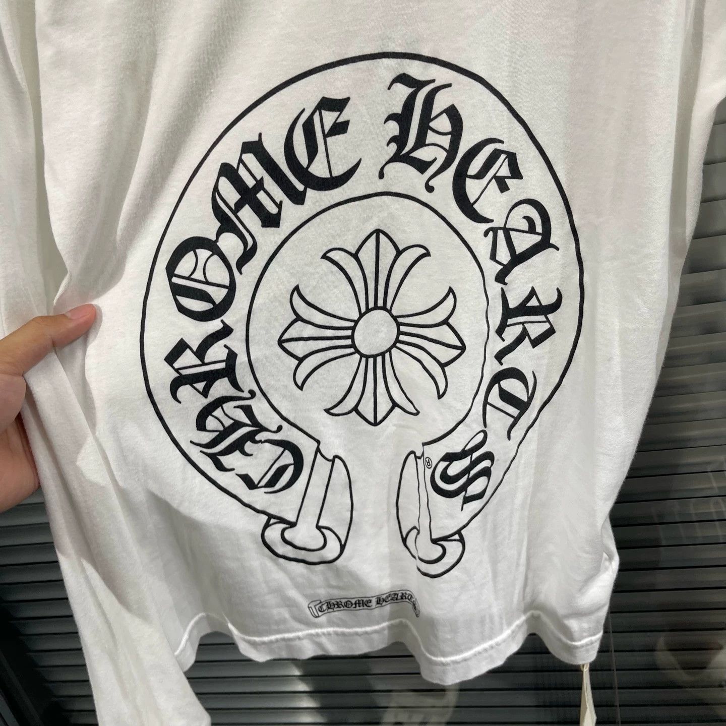 Chrome Hearts Chrome Hearts White Arm Color Logo Back Cross Long S Size US S / EU 44-46 / 1 - 5 Thumbnail