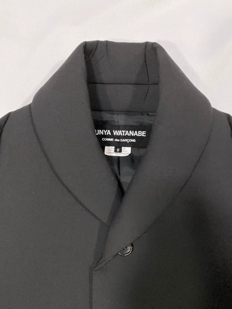 Comme des Garcons Comme Des Garcons Black silhouette space cotton overcoat Size S / US 4 / IT 40 - 7 Thumbnail