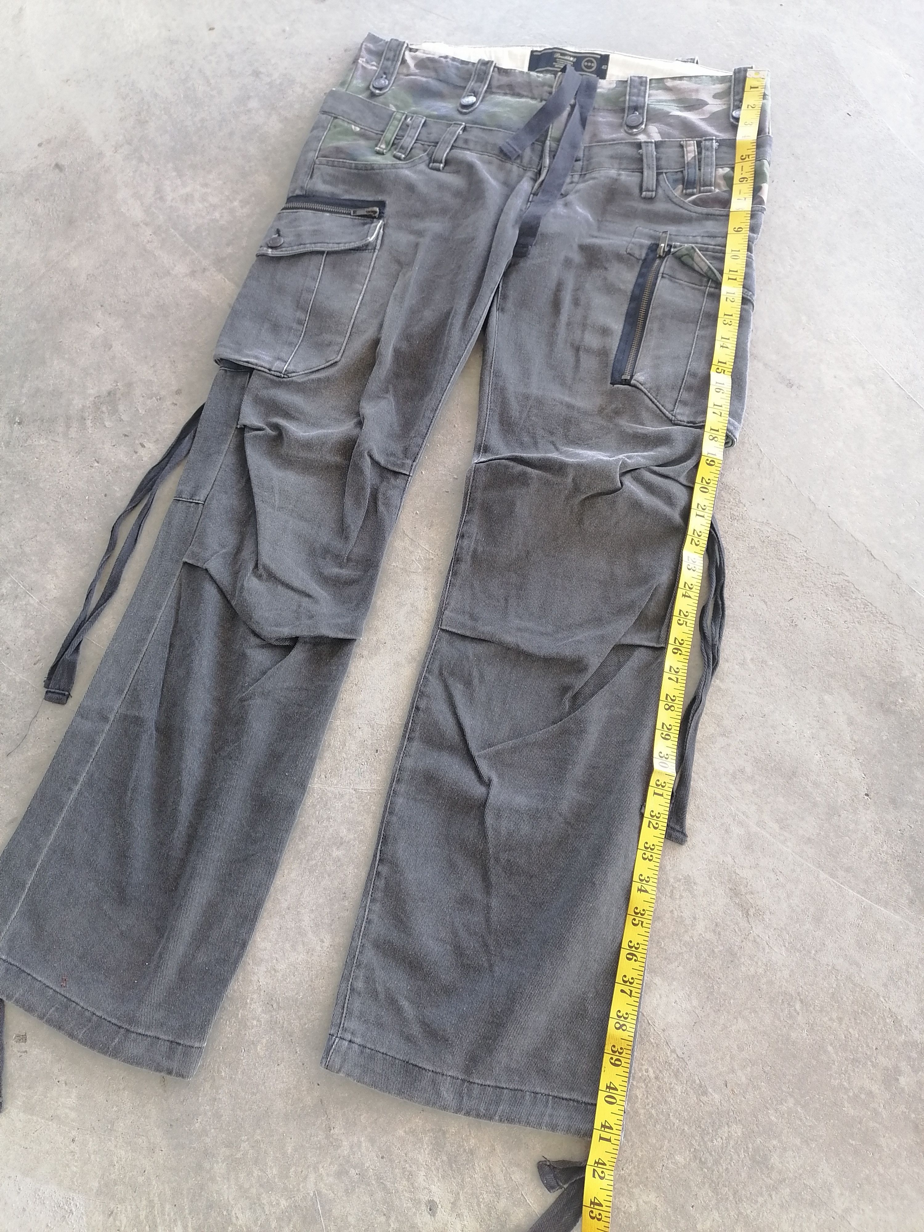 20471120 × Hysteric Glamour Breathmint Double Waist Low Rise Tactical Cargo Pants Size US 33 - 16 Thumbnail